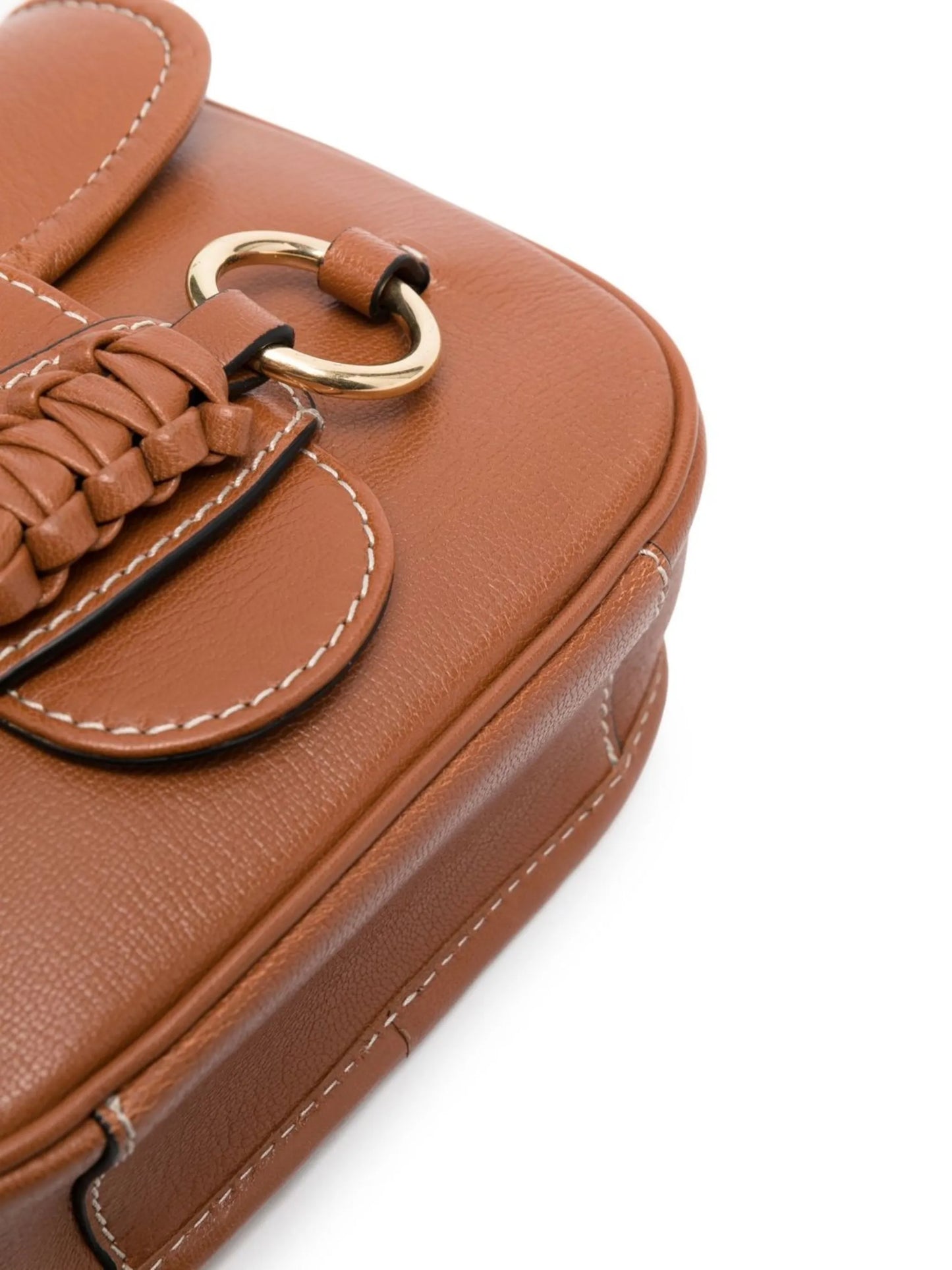Saddie leather shoulder bag