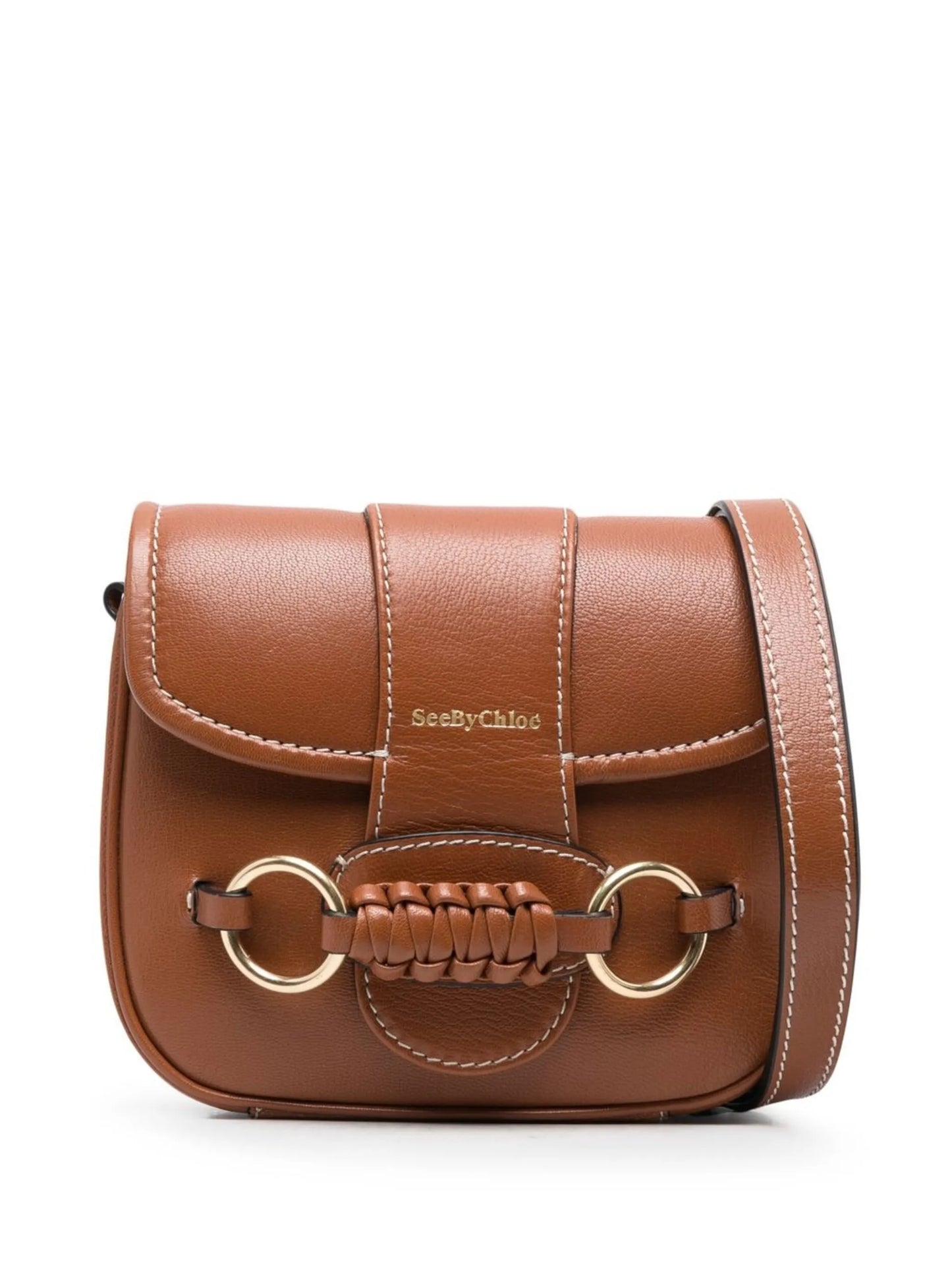 Saddie leather shoulder bag