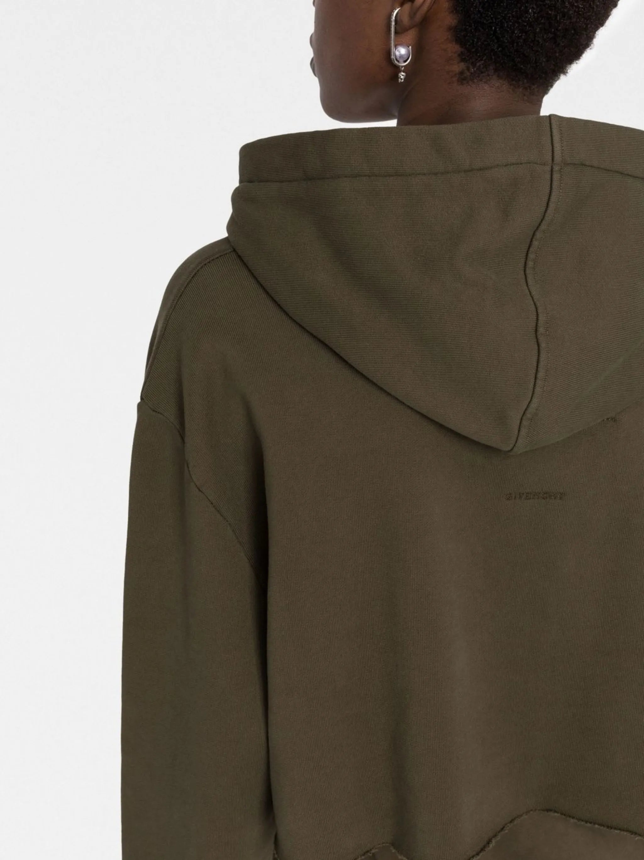 4G layered hoodie