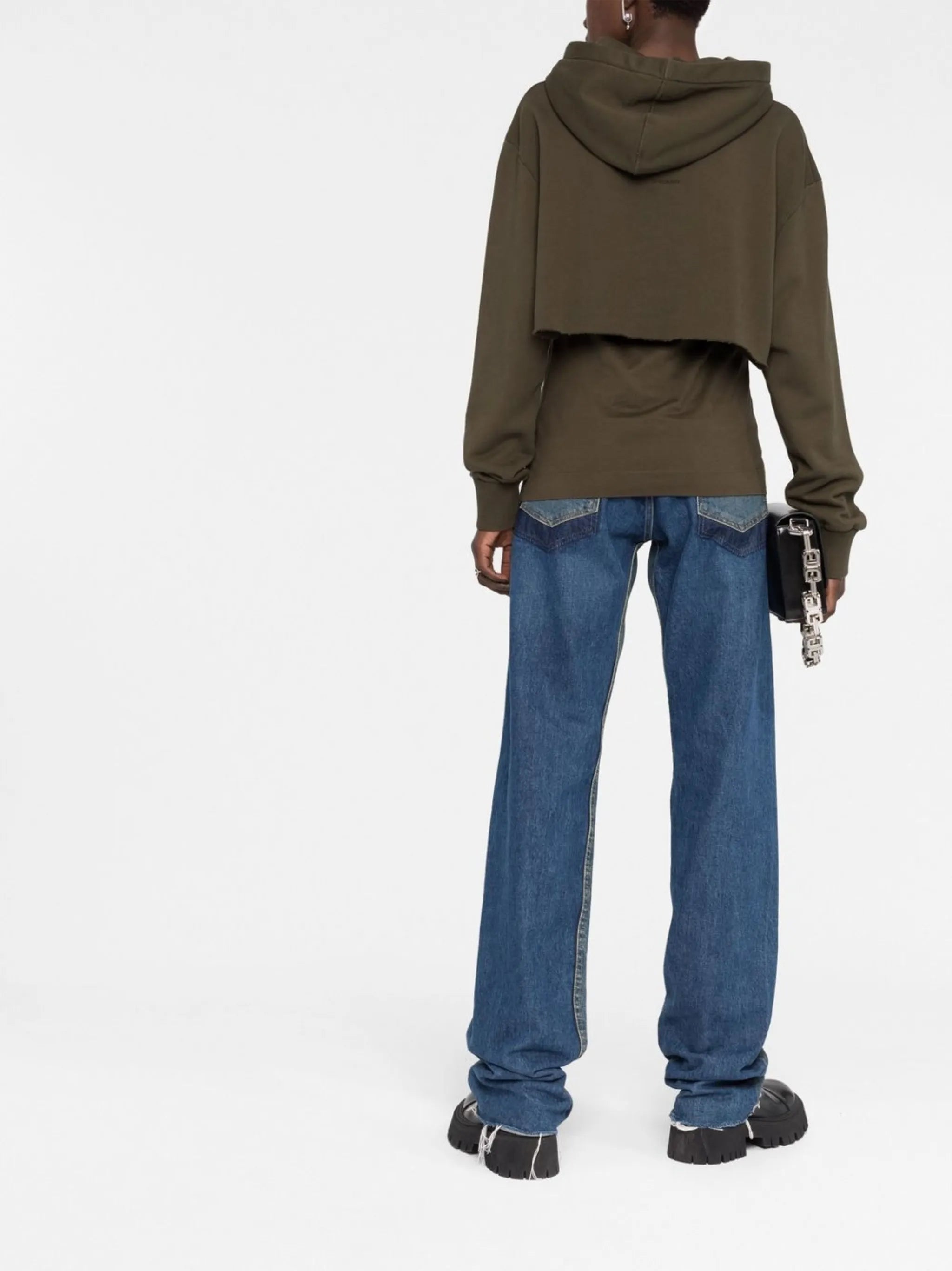 4G layered hoodie