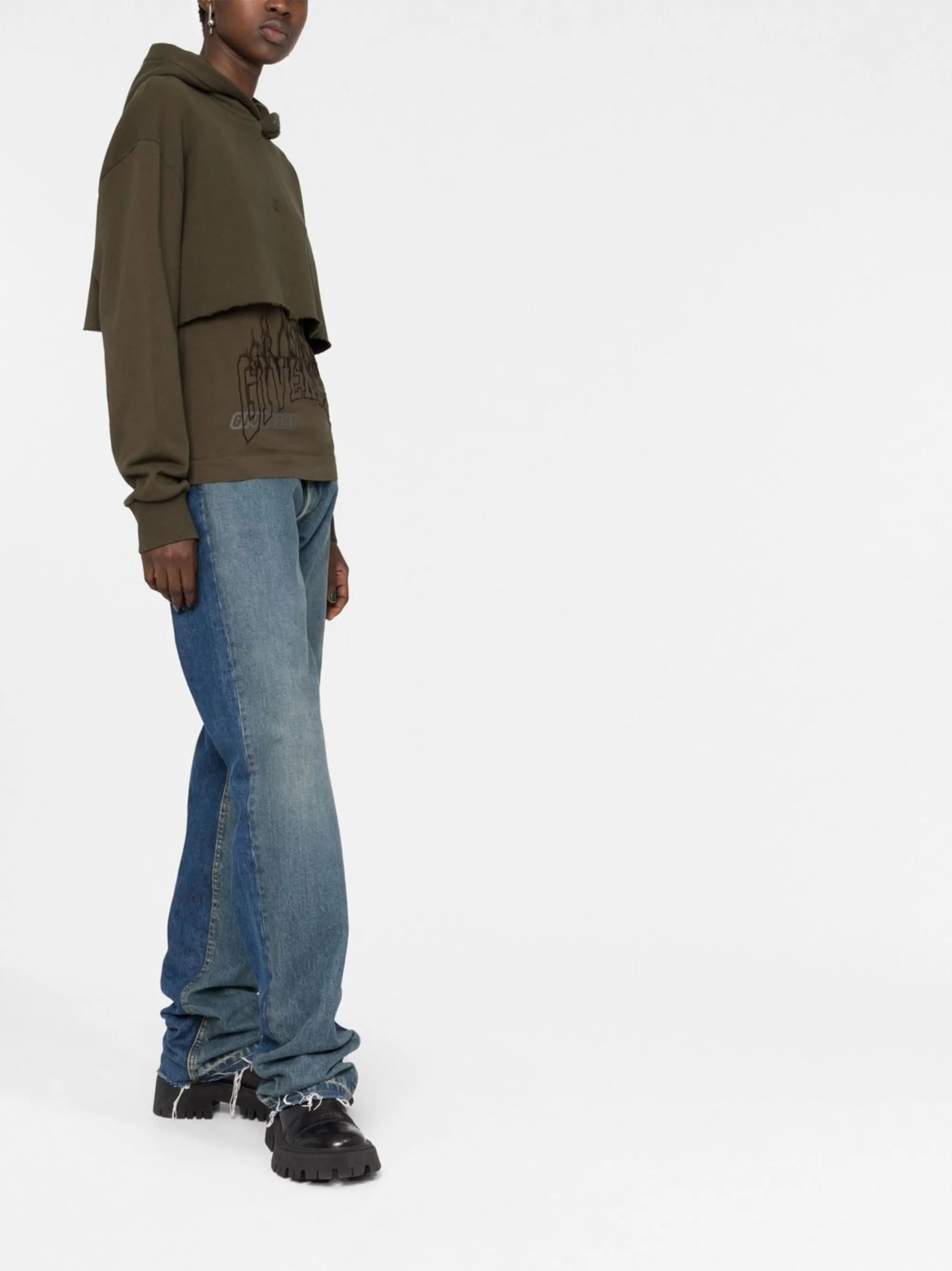 4G layered hoodie