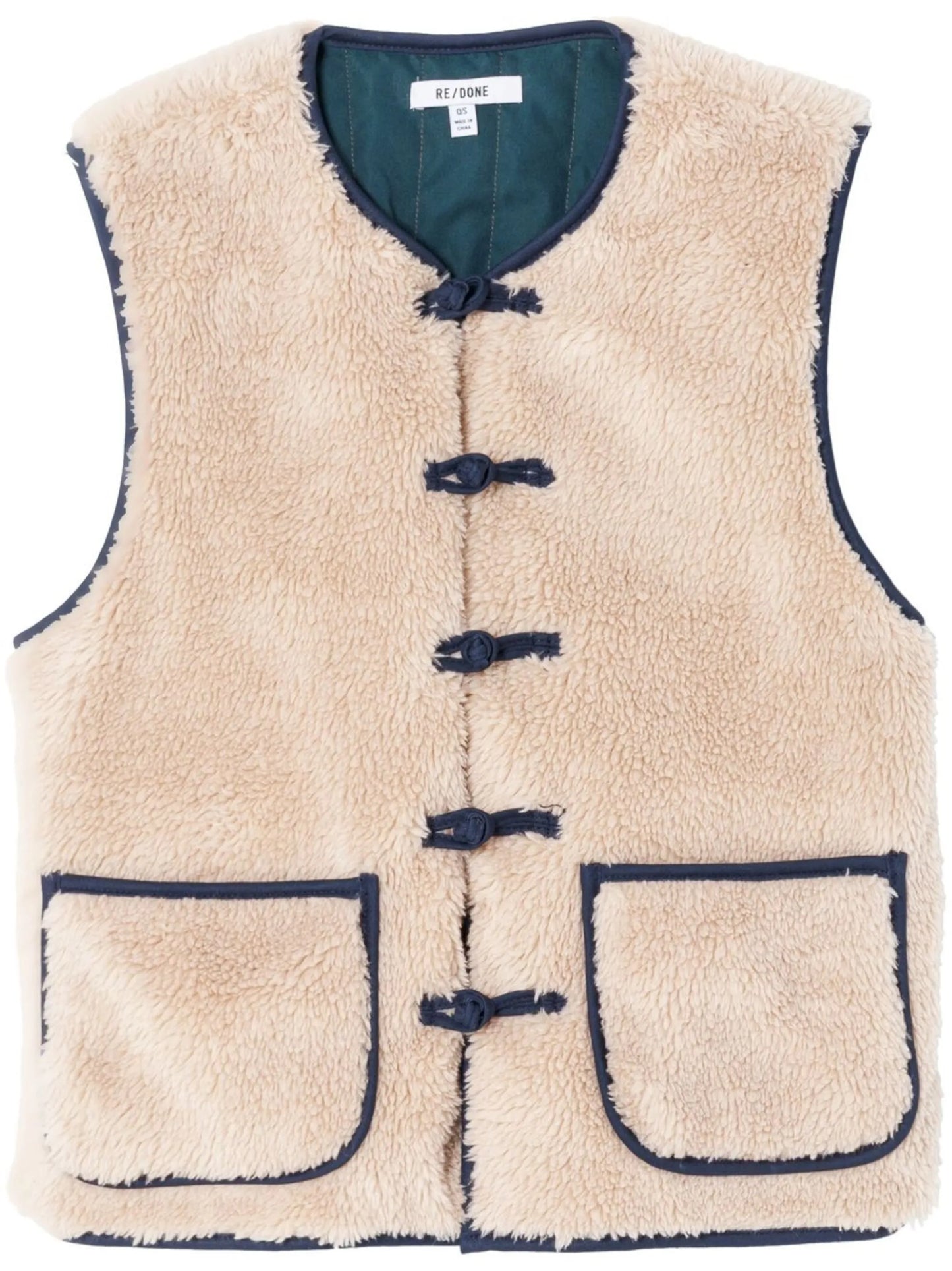 knot-front fleece jacket