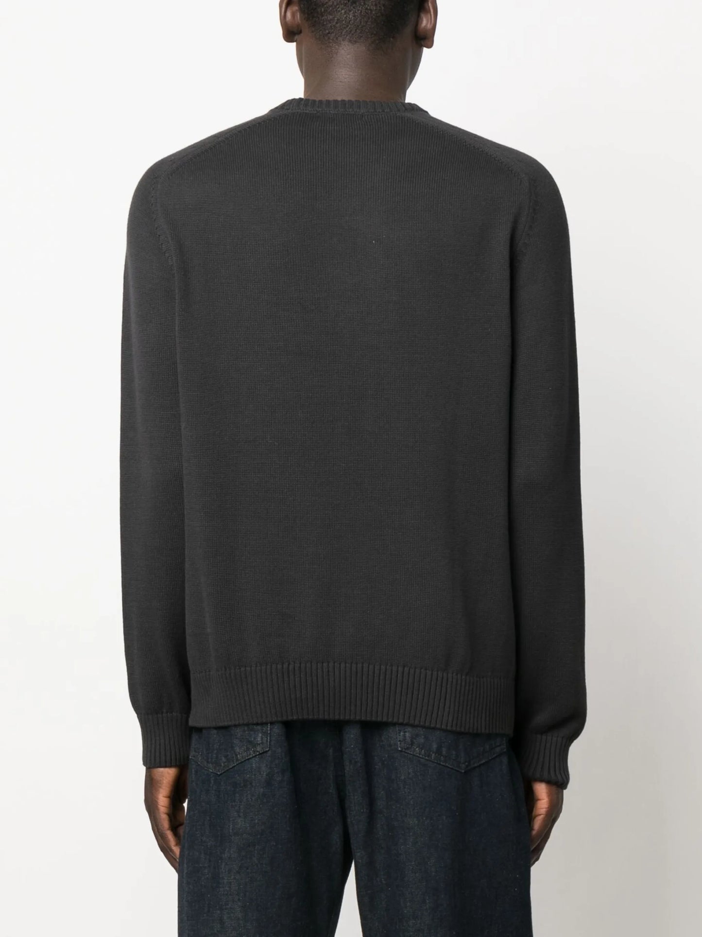 logo-patch cotton sweatshirt