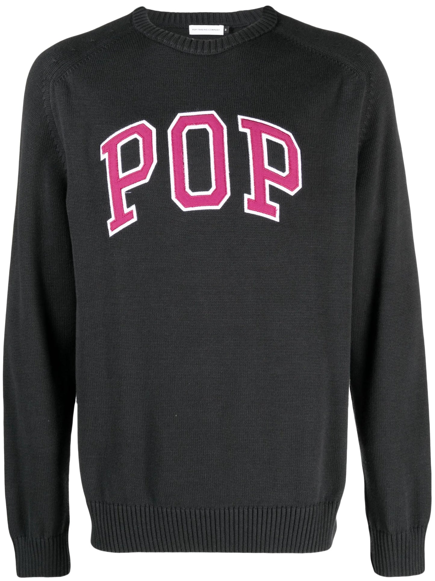 logo-patch cotton sweatshirt
