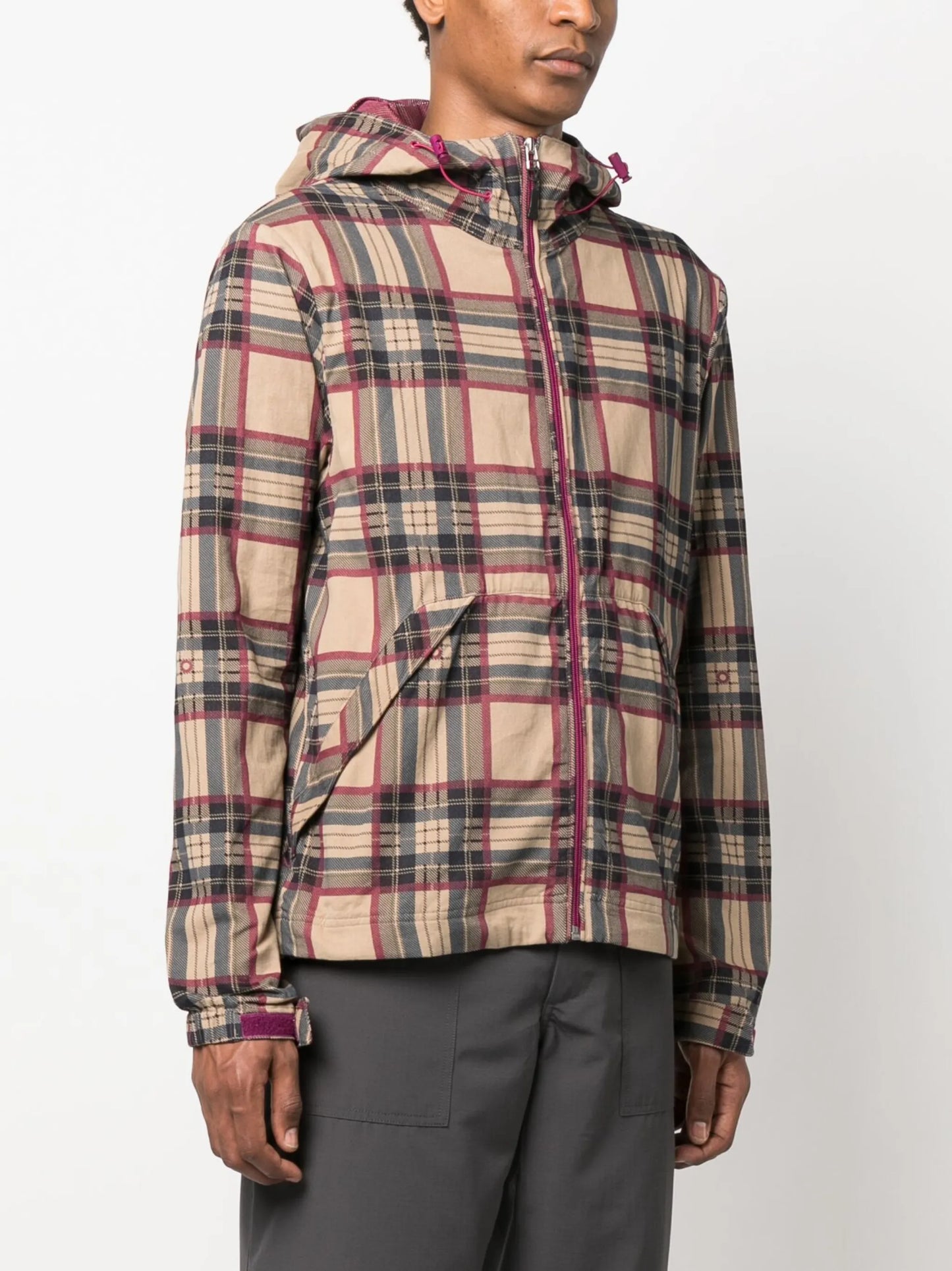 Vondel plaid-pattern jacket
