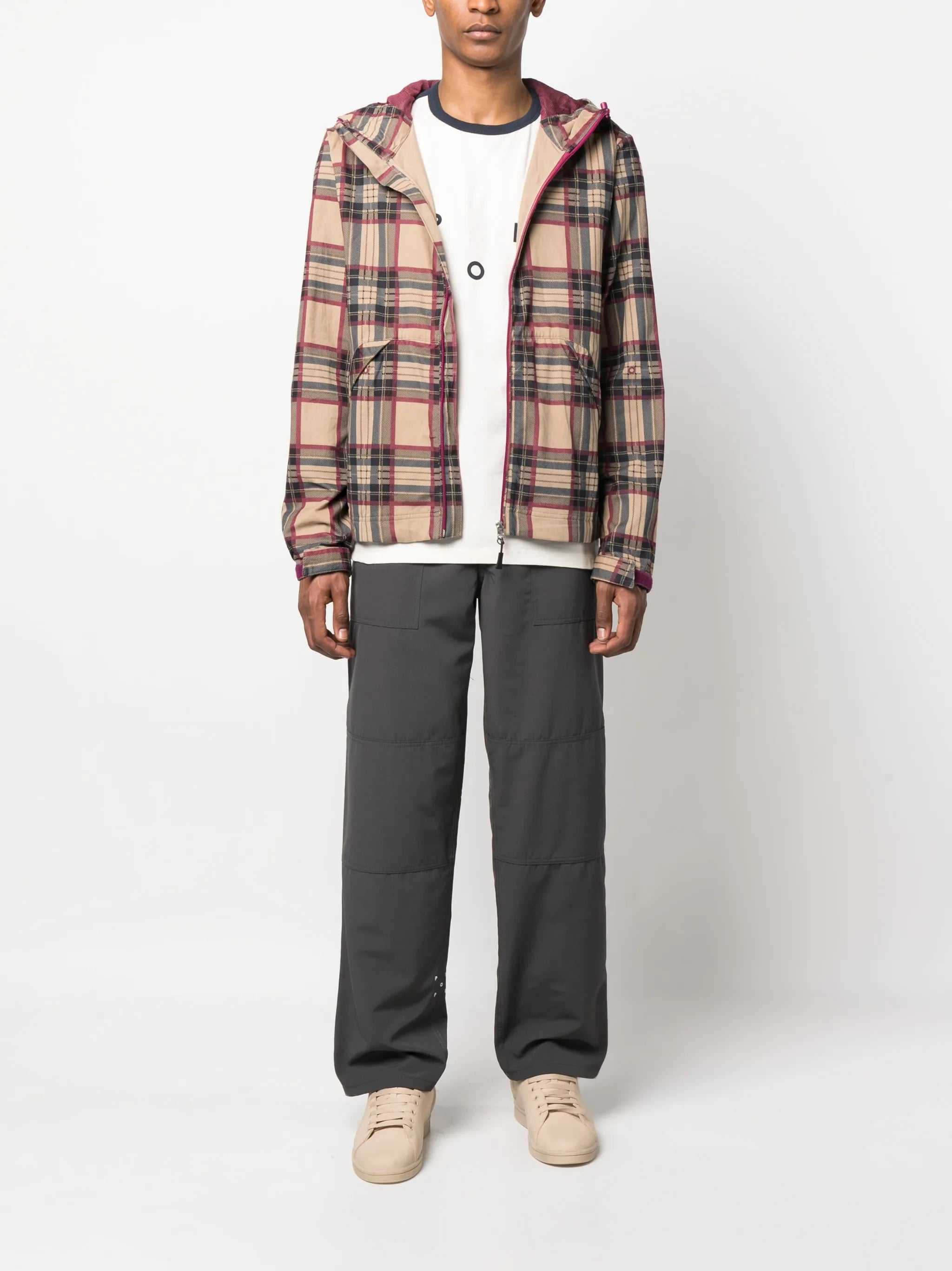 Vondel plaid-pattern jacket