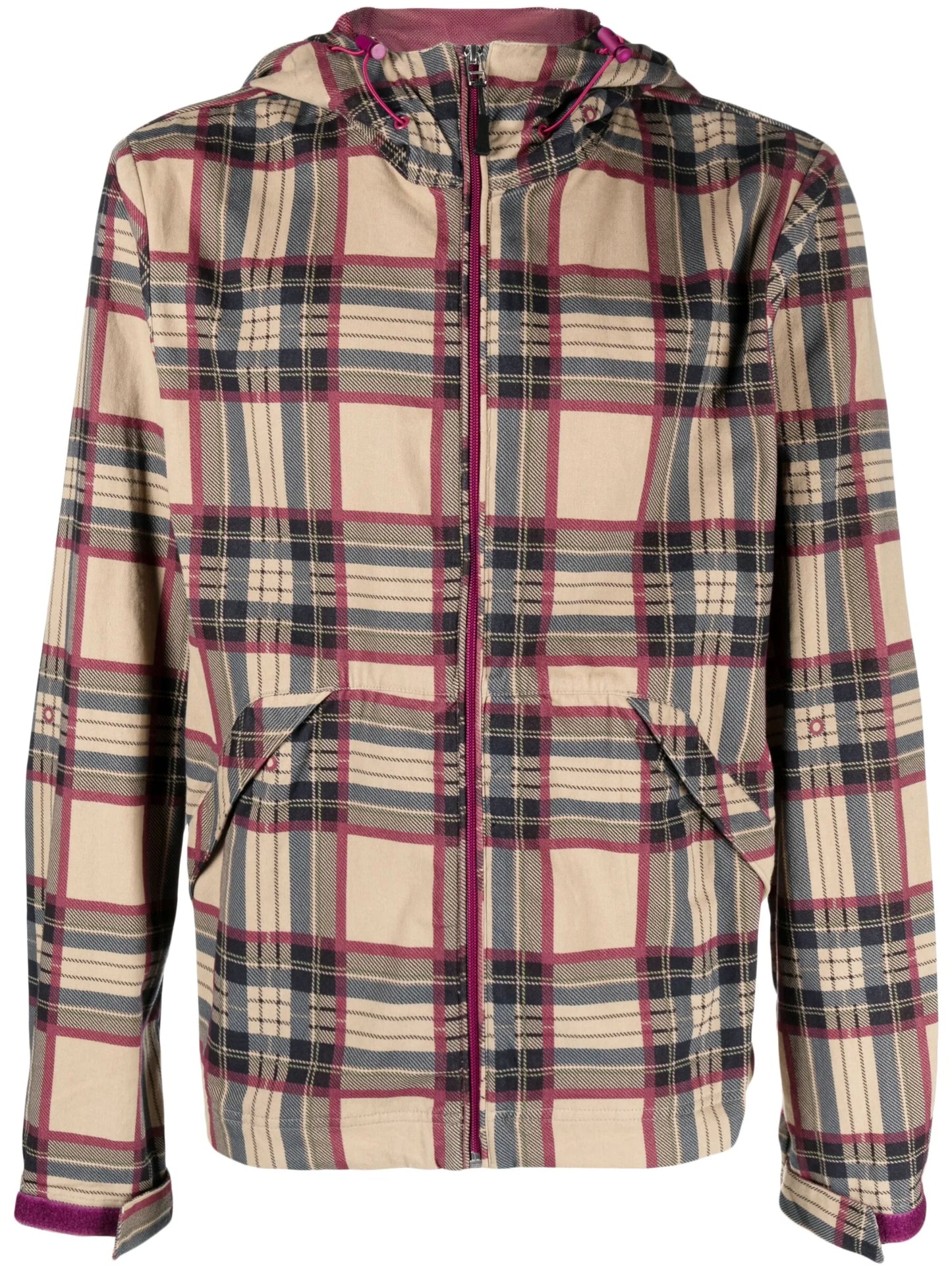 Vondel plaid-pattern jacket