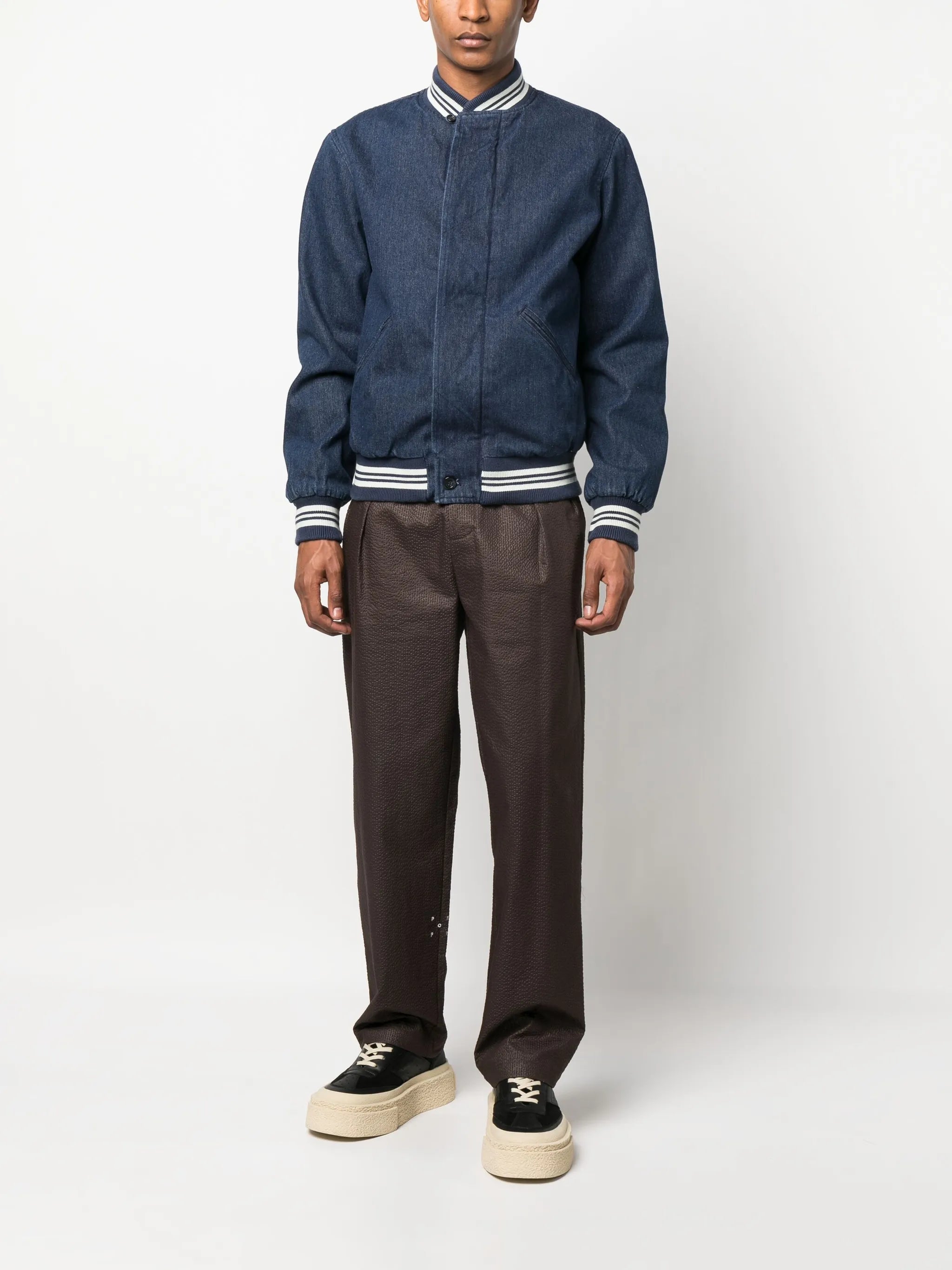 Pop Varsity denim jacket