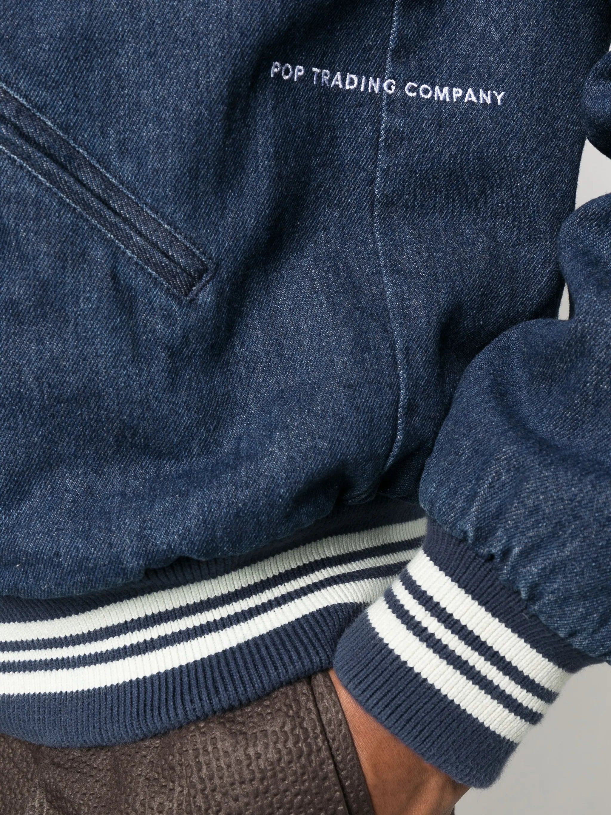 Pop Varsity denim jacket
