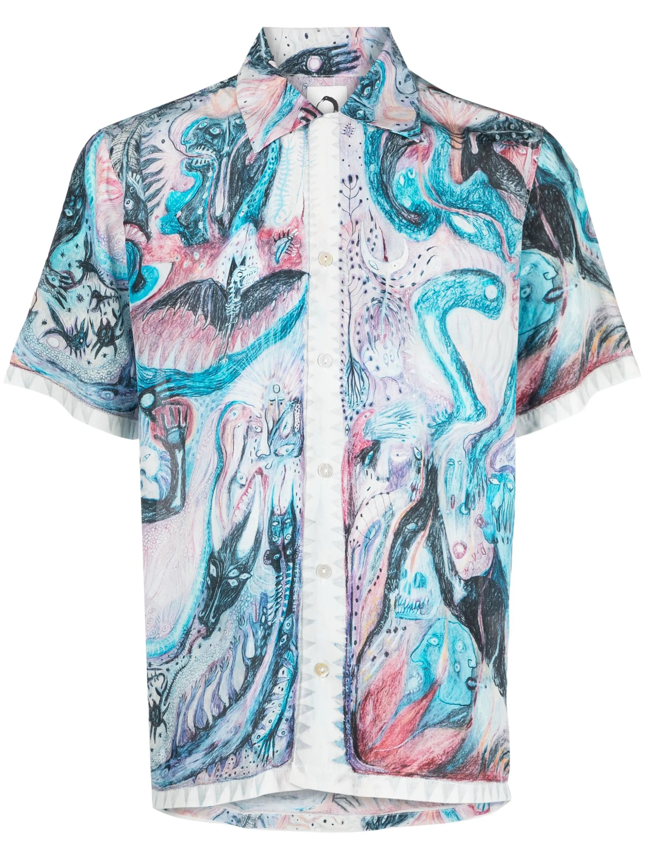 Hypnic Jerk silk shirt