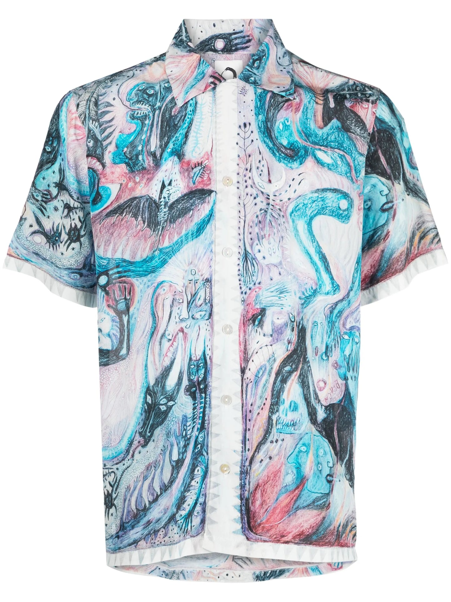 Hypnic Jerk silk shirt