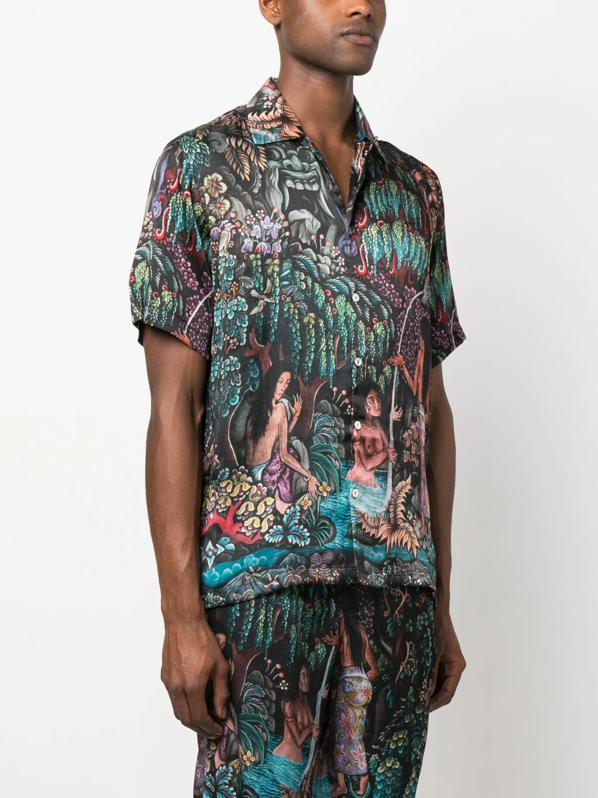 Goa Gajah silk shirt