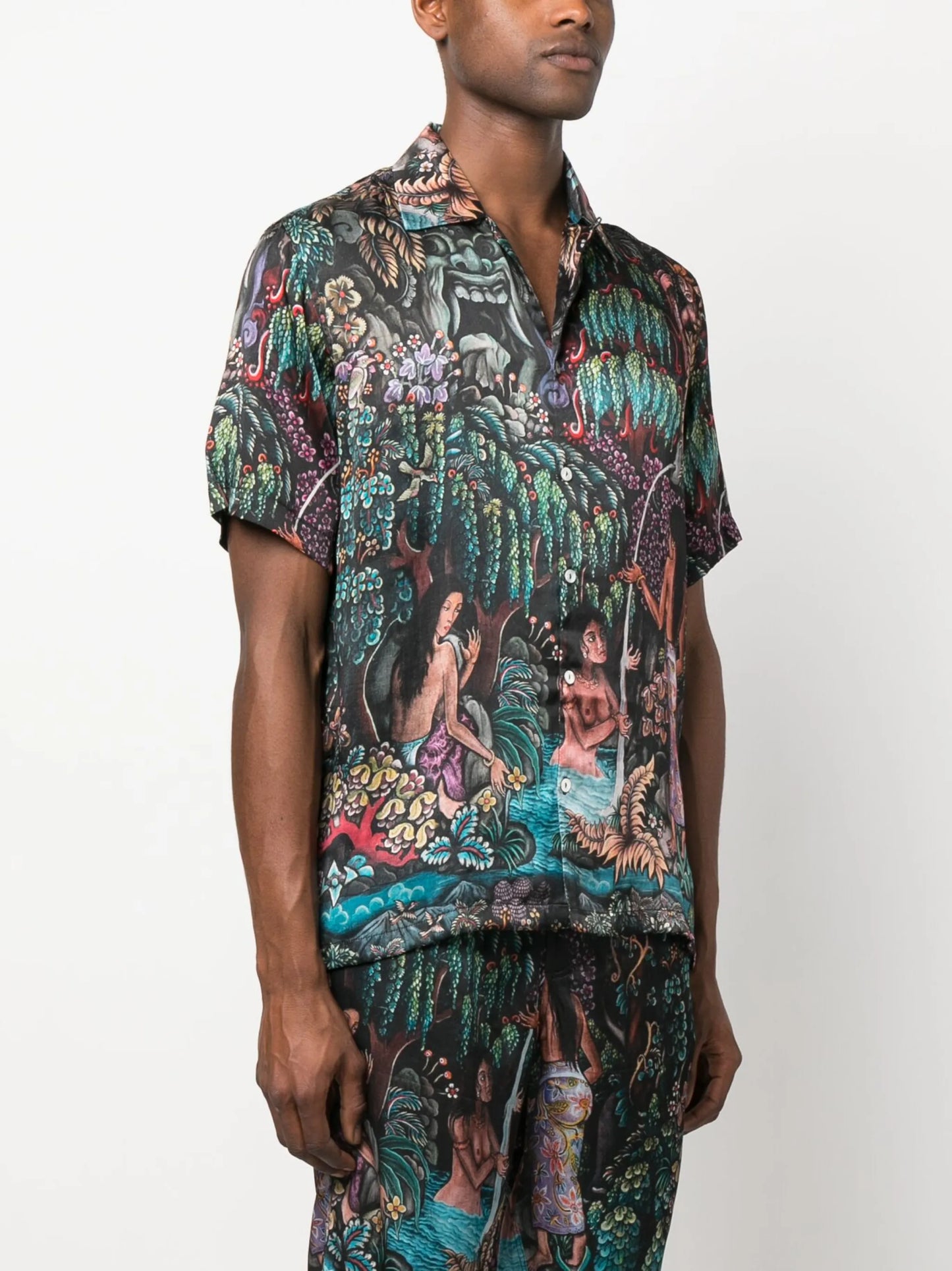 Goa Gajah silk shirt
