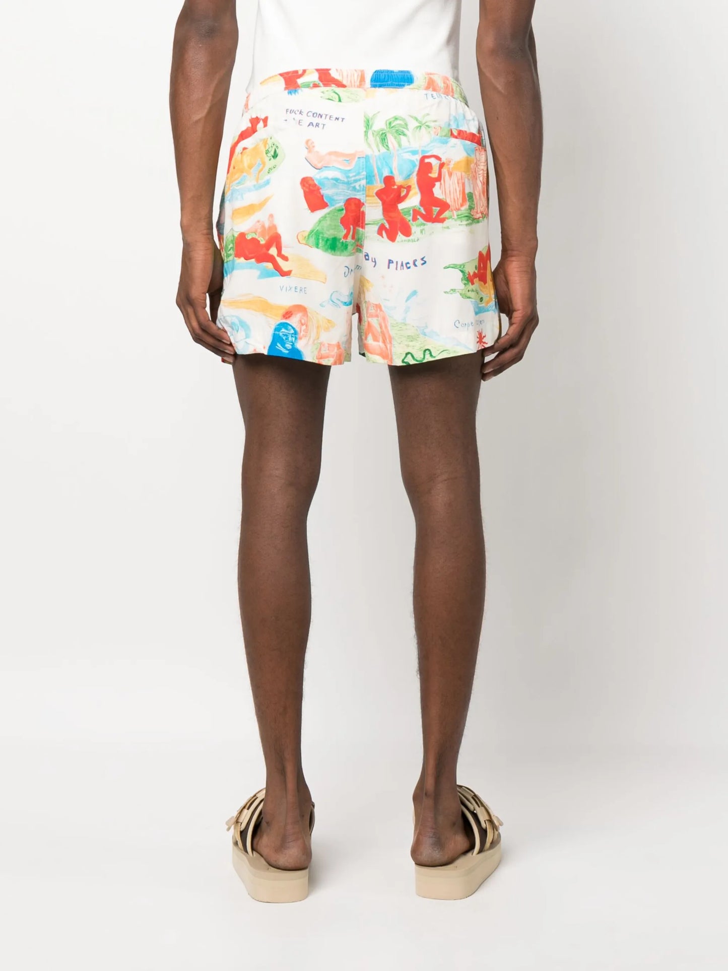 Far Away Places printed shorts
