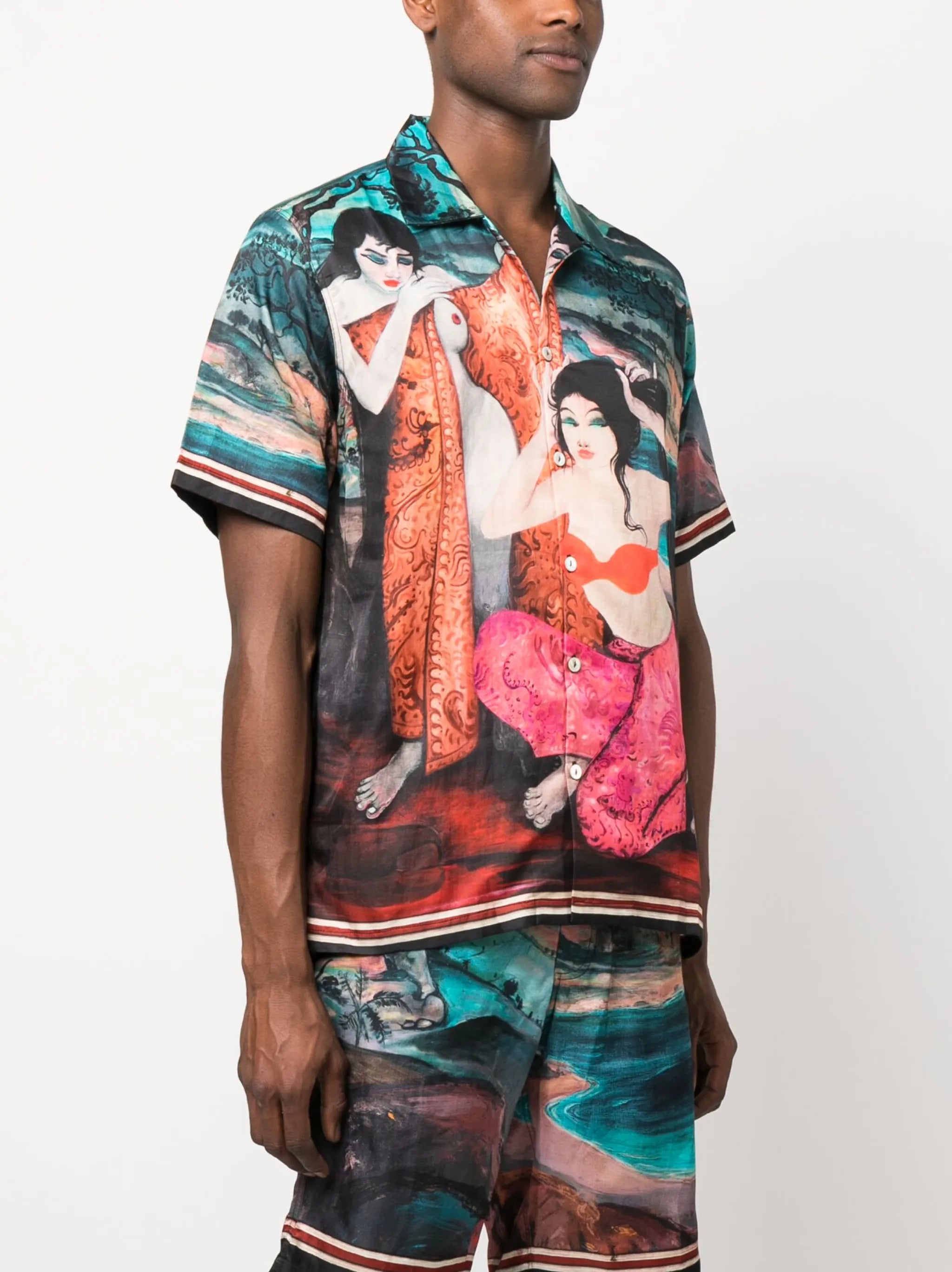 Dua Wanita silk-cotton shirt
