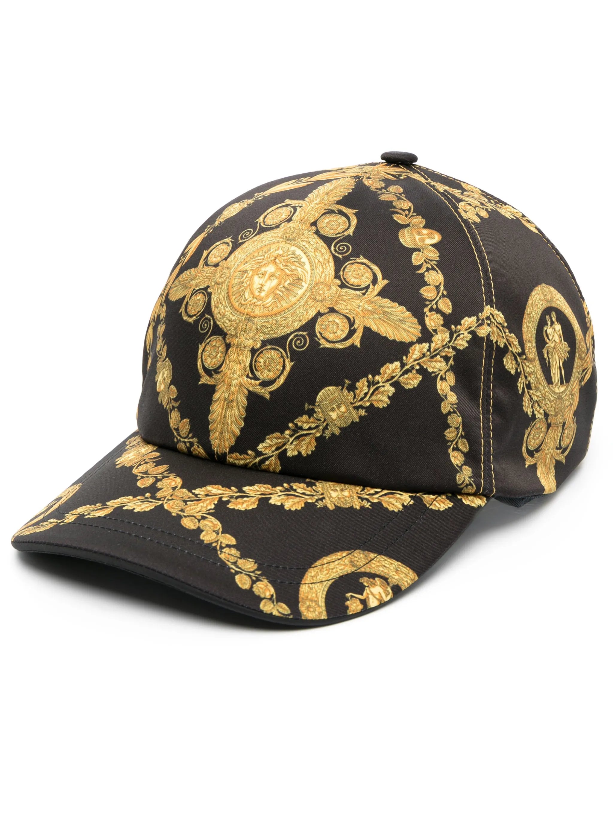 Medusa-print baseball cap