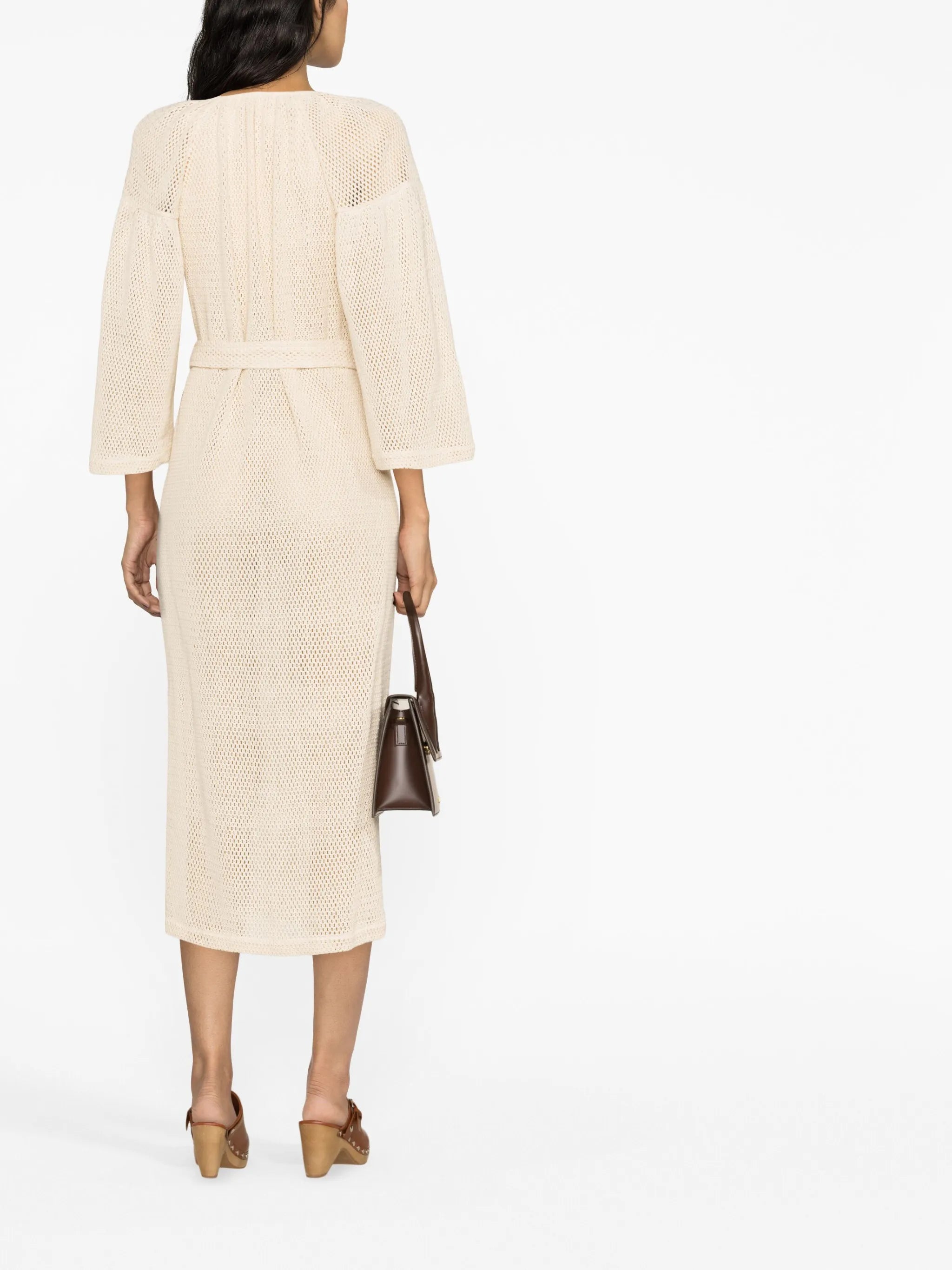 Citrine Net Smock maxi dress