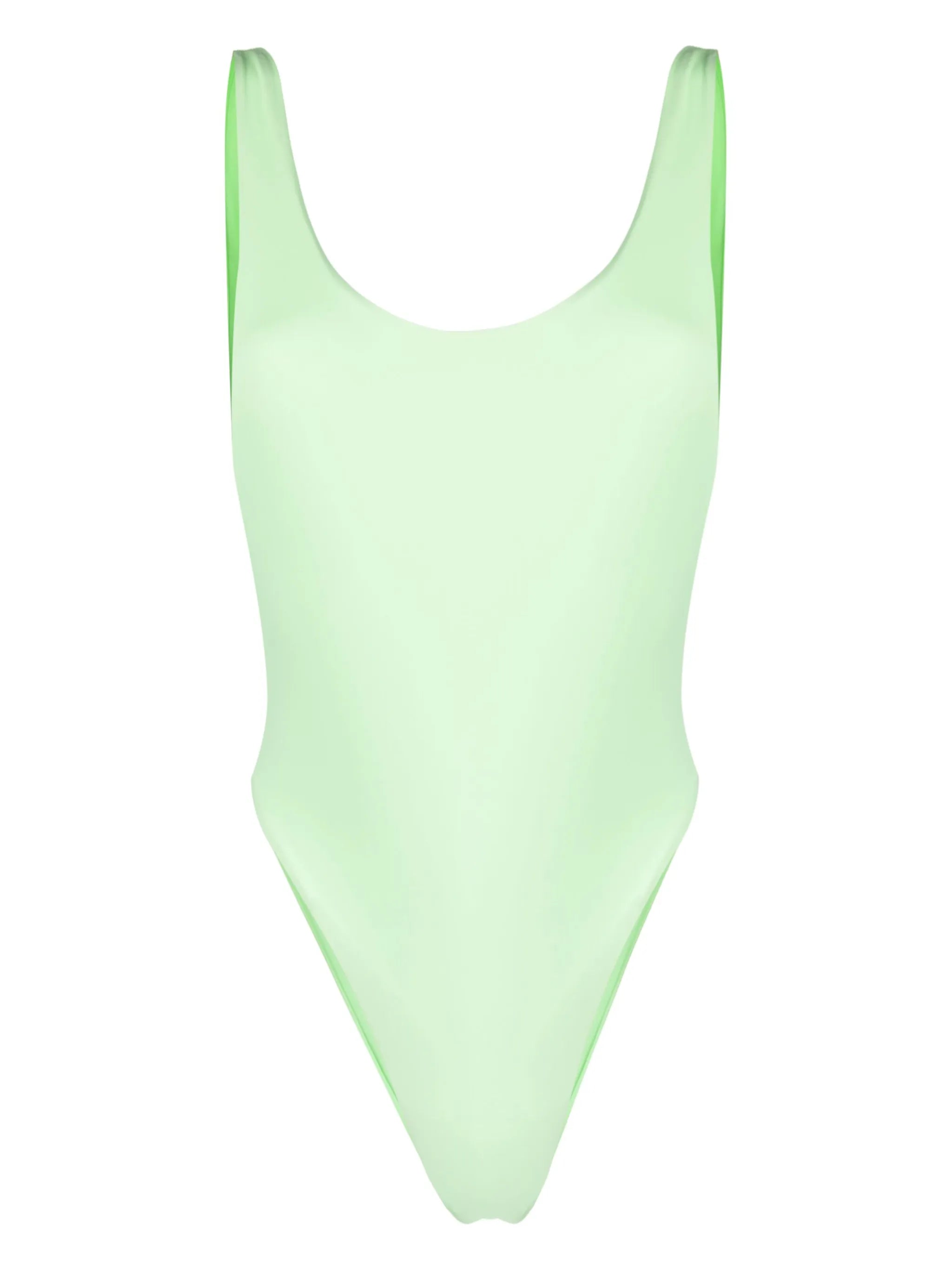 Funky open-back swimsuit