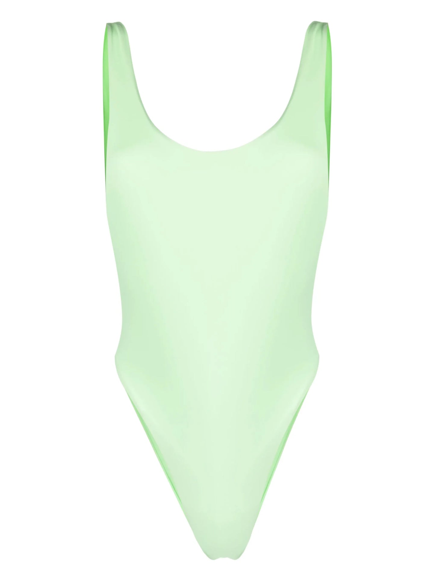 Funky open-back swimsuit