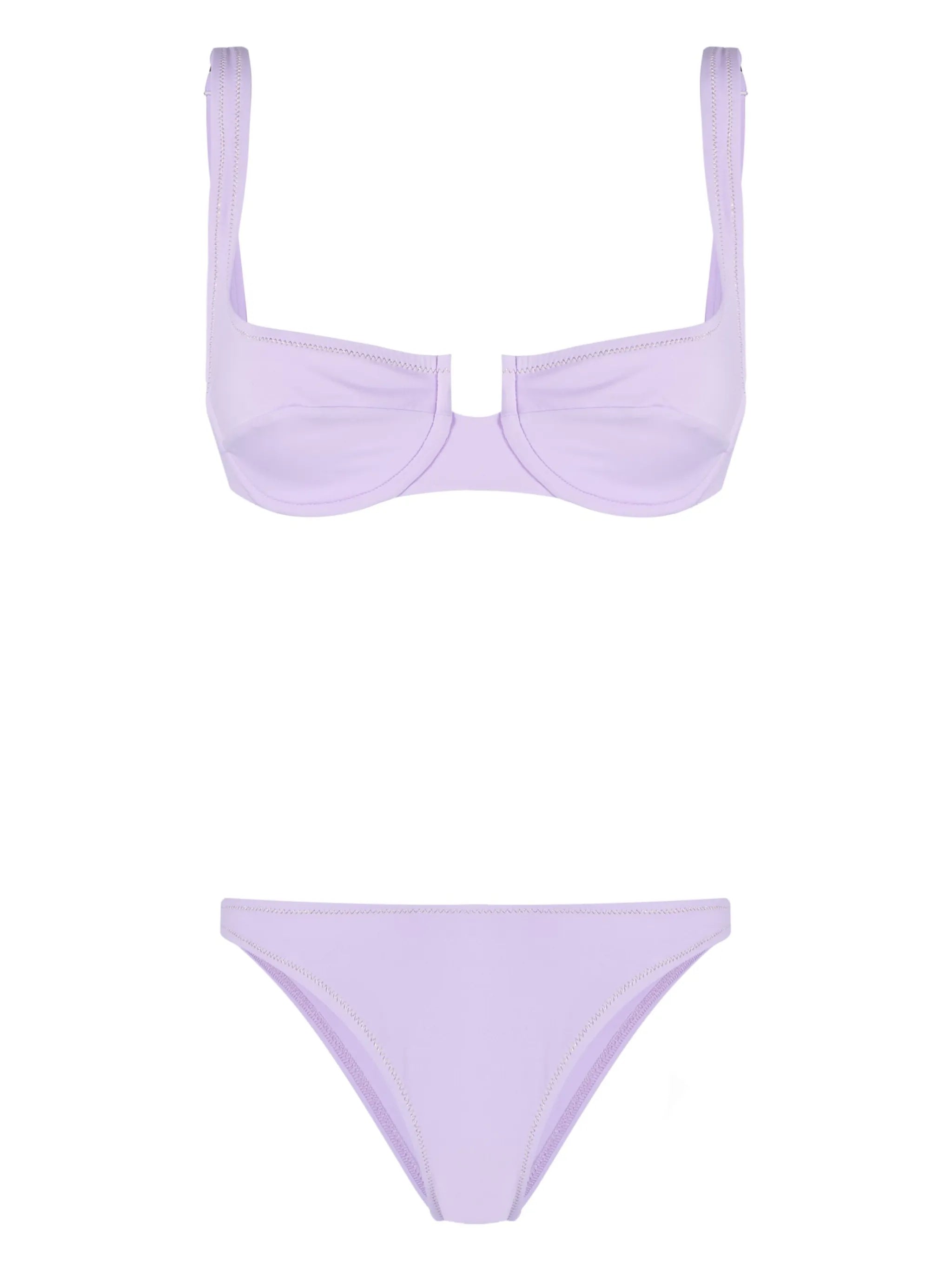 Brigitte underwire-cup bikini set