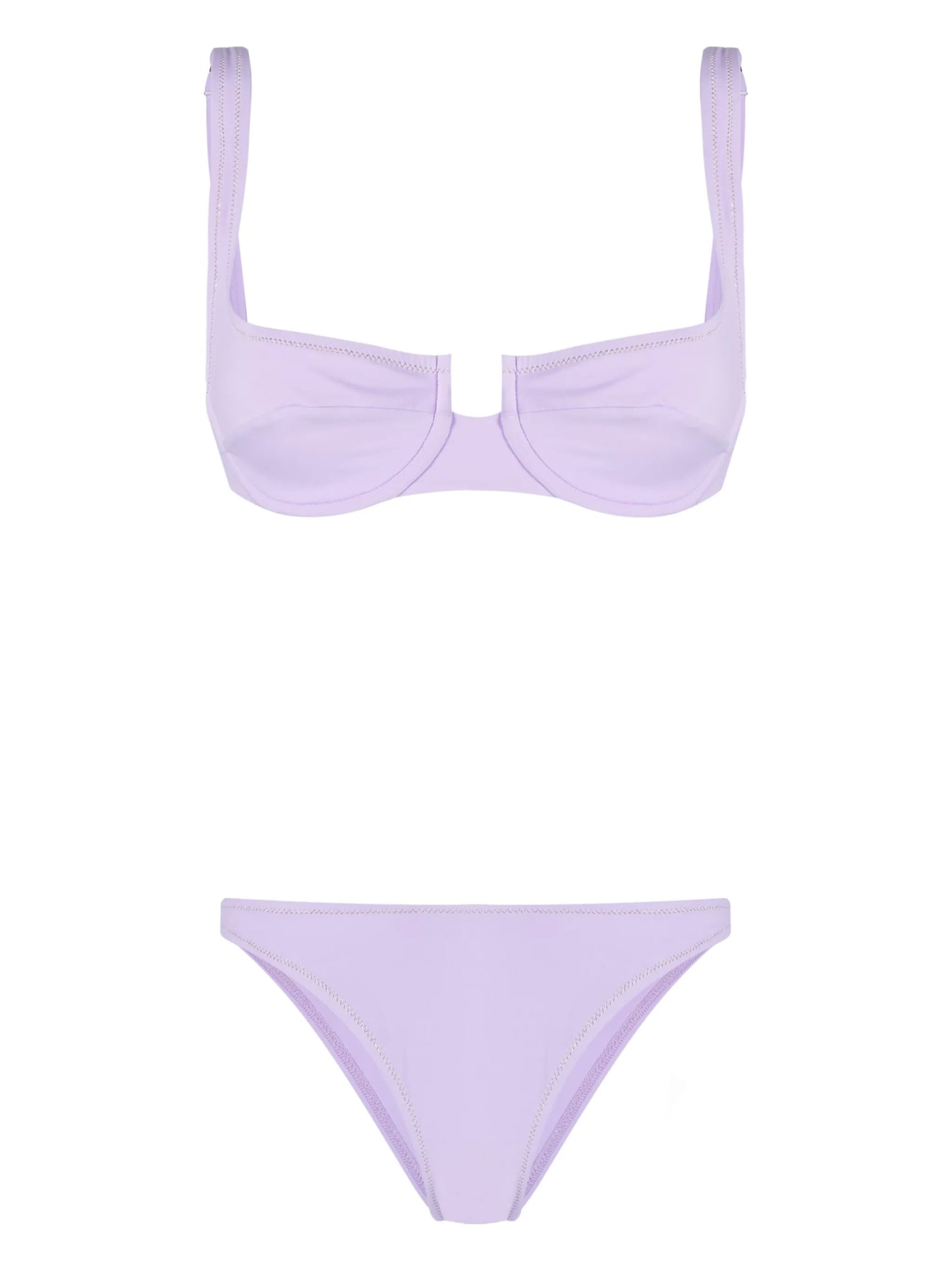 Brigitte underwire-cup bikini set