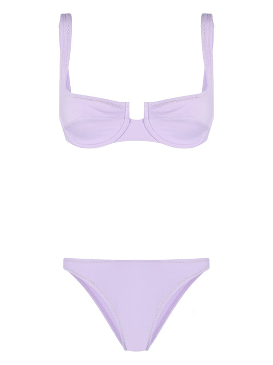 Brigitte underwire-cup bikini set