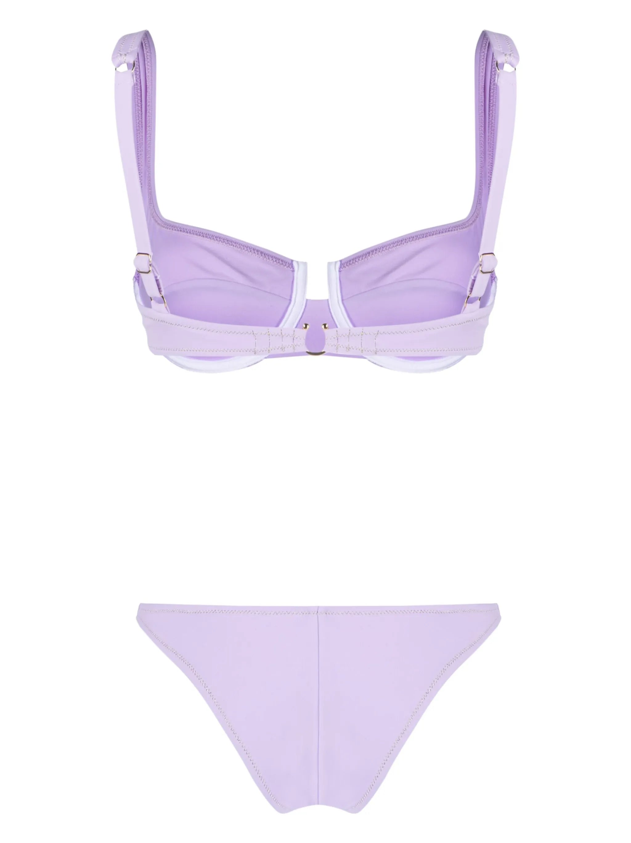 Brigitte underwire-cup bikini set