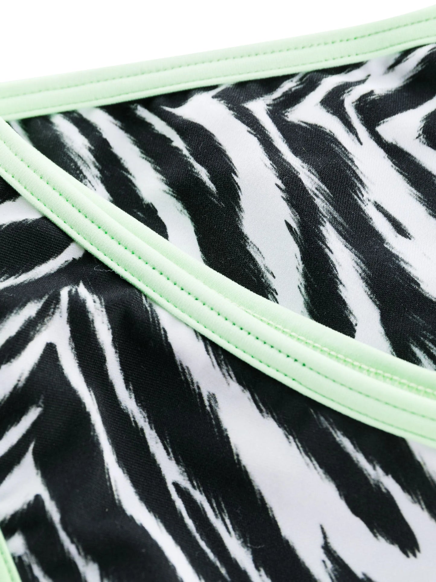 Coolio zebra-print bikini set