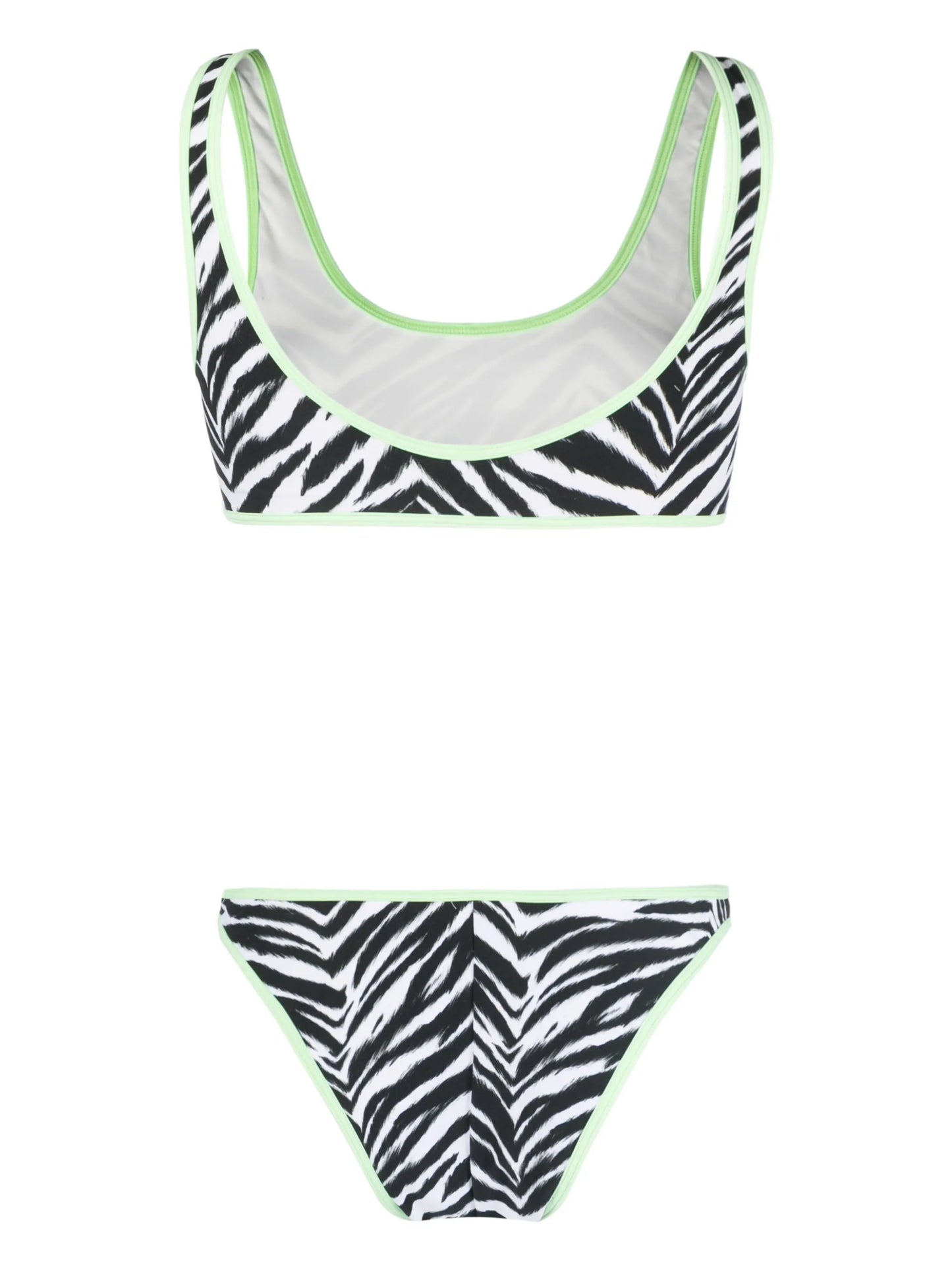 Coolio zebra-print bikini set