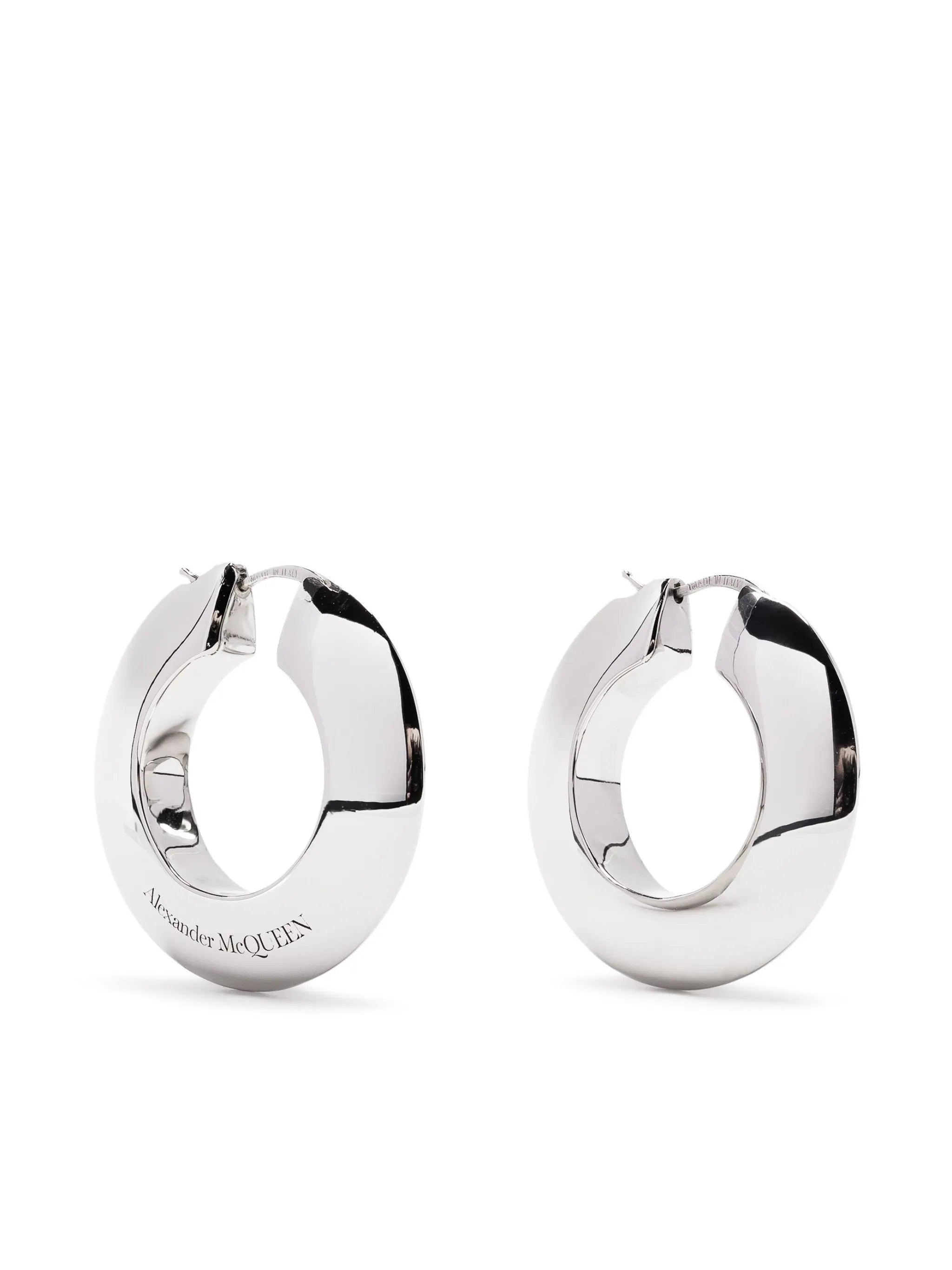 Eyelet hoop earrings