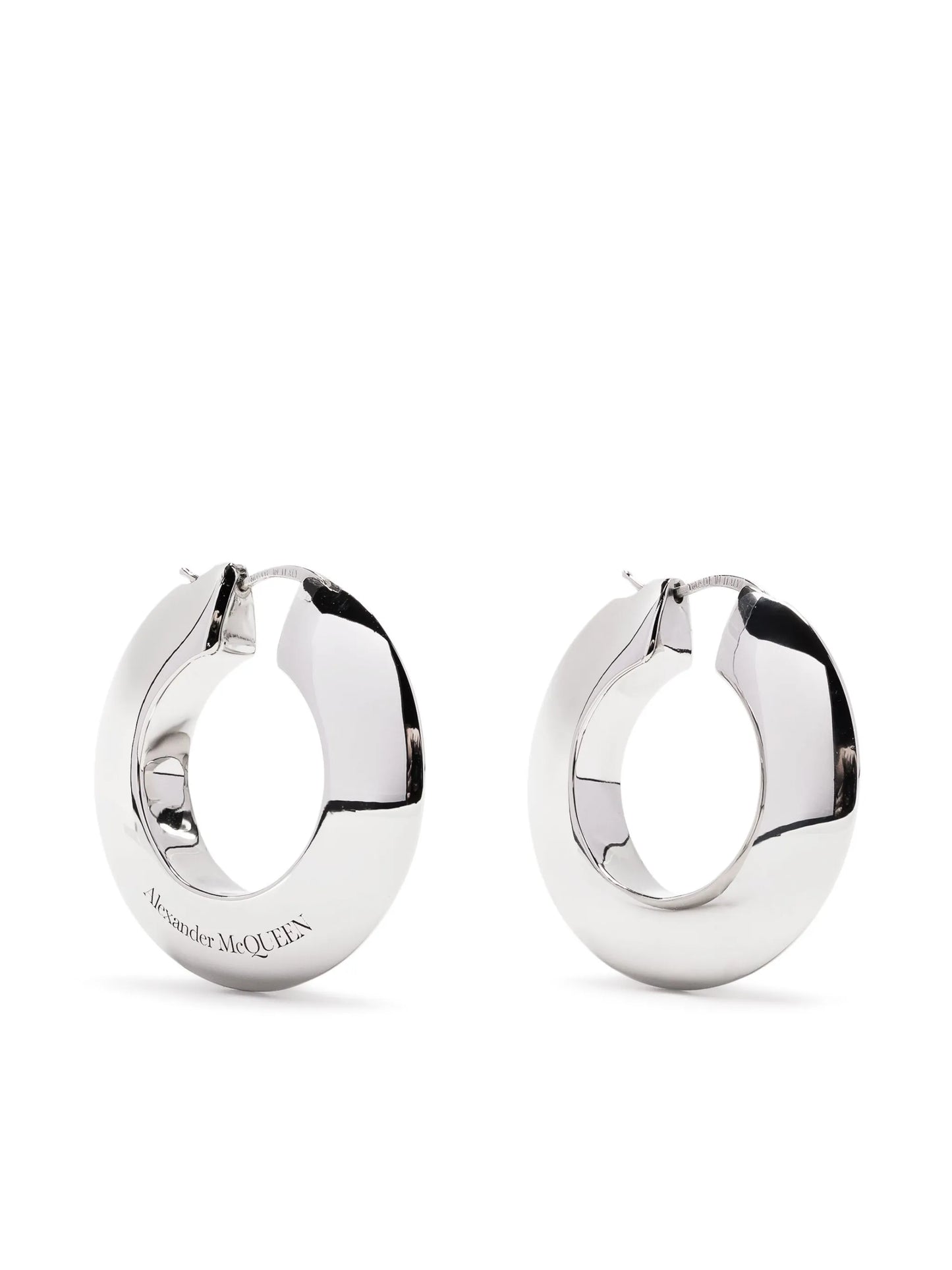Eyelet hoop earrings