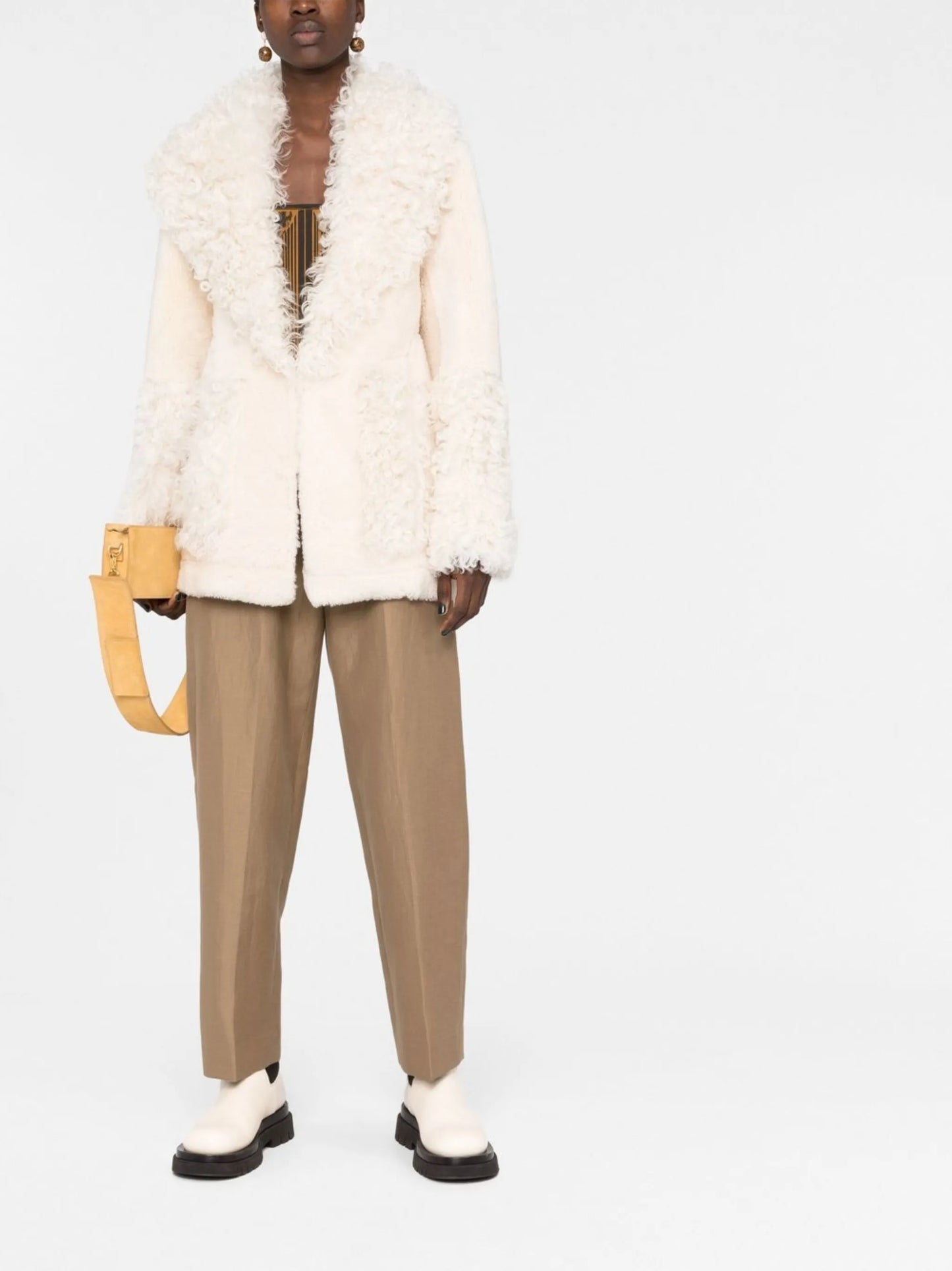 La Veste Piobbu shearling coat