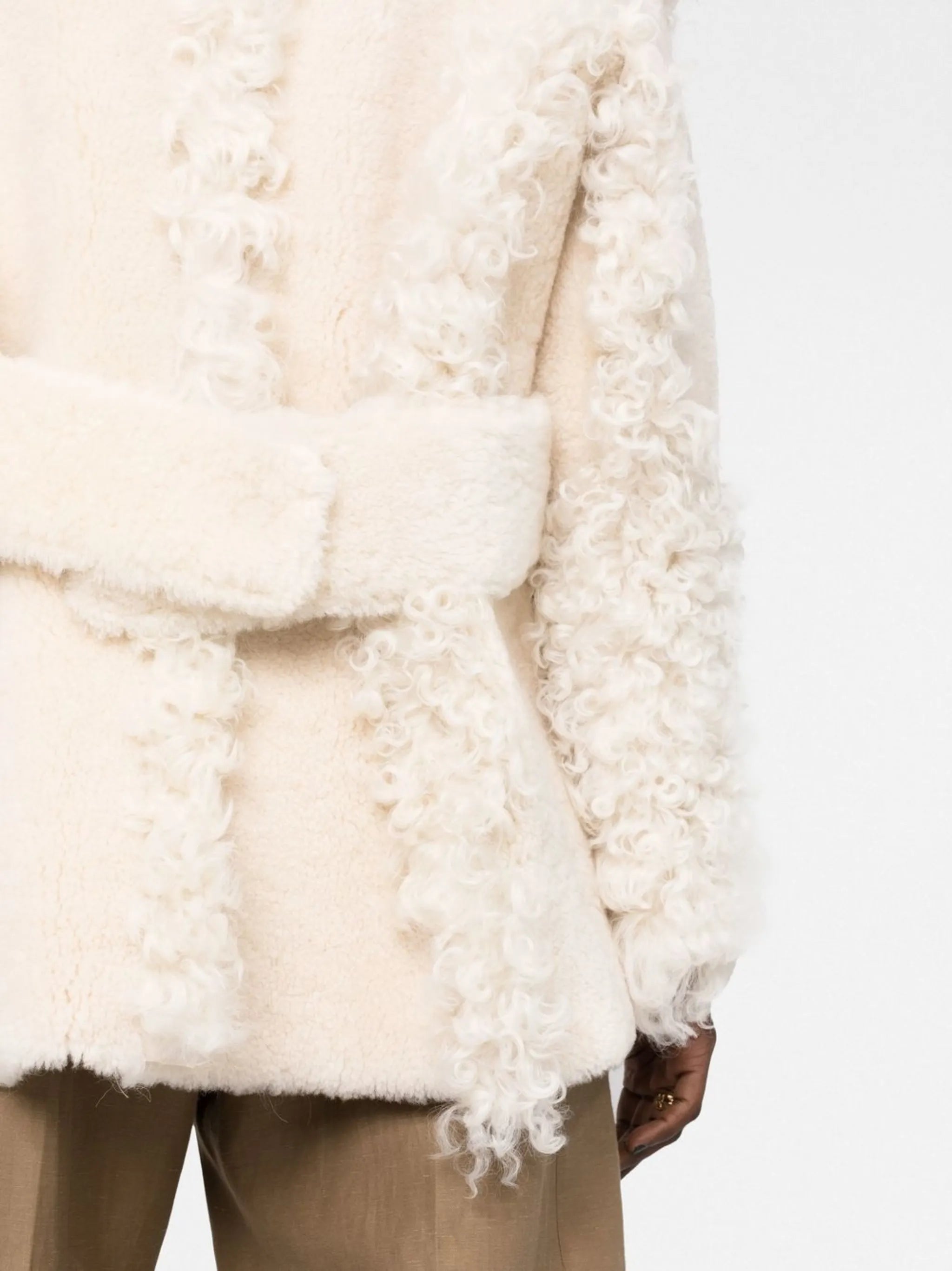 La Veste Piobbu shearling coat