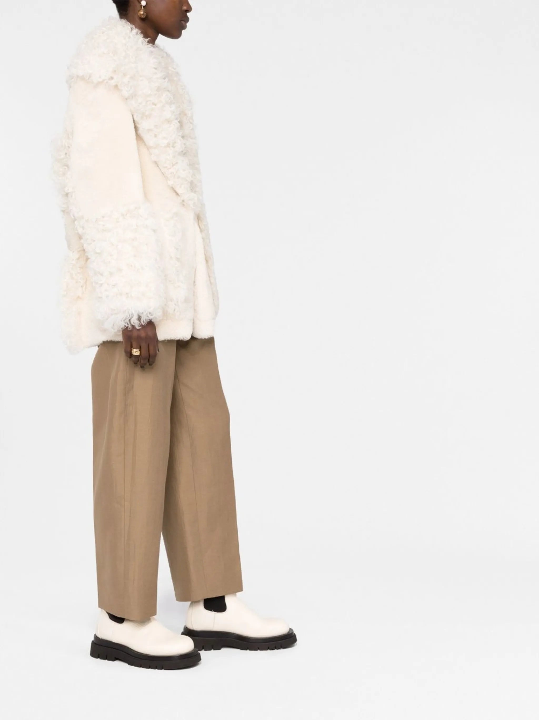La Veste Piobbu shearling coat