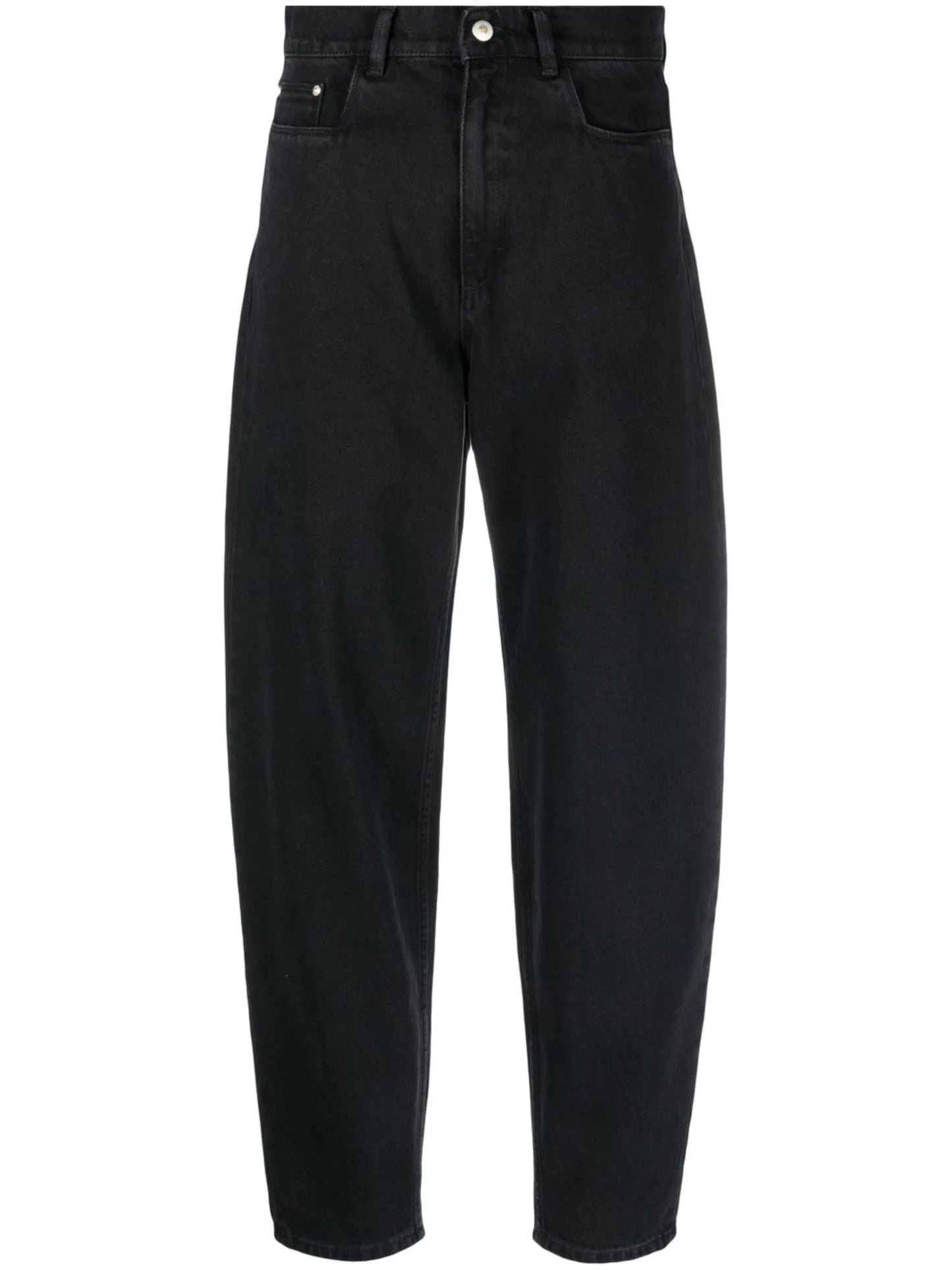 tapered recycled cotton jeans