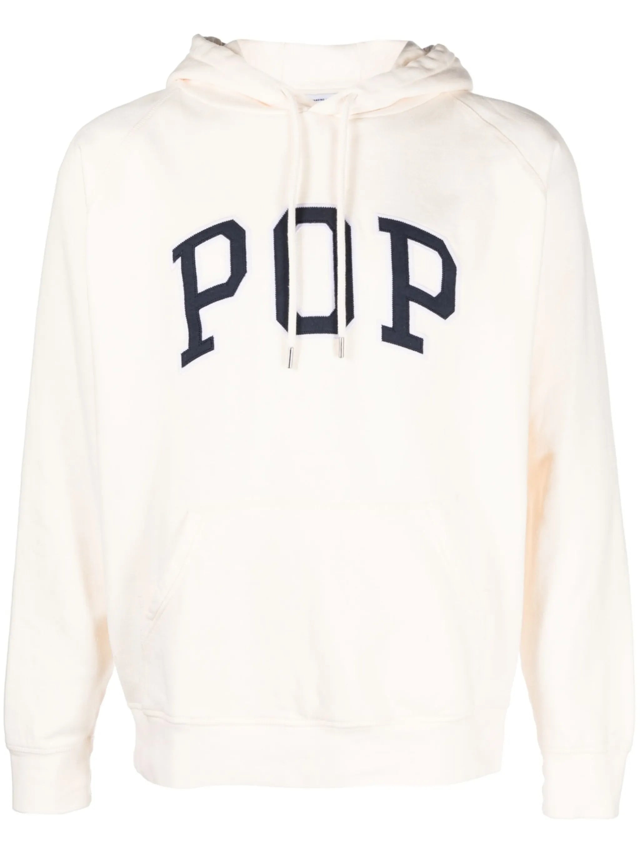 logo-print cotton hoodie