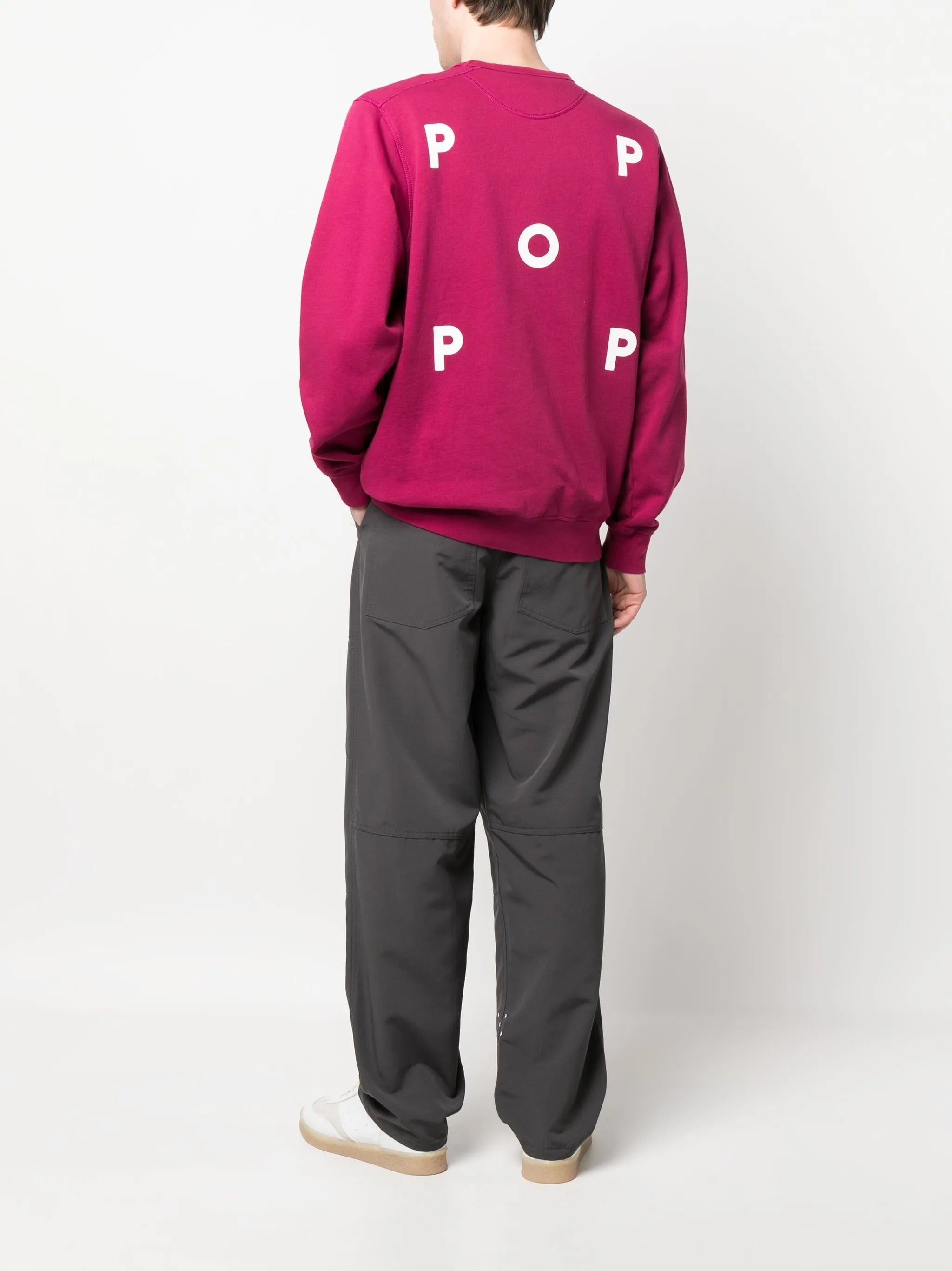logo-print crewneck sweatshirt