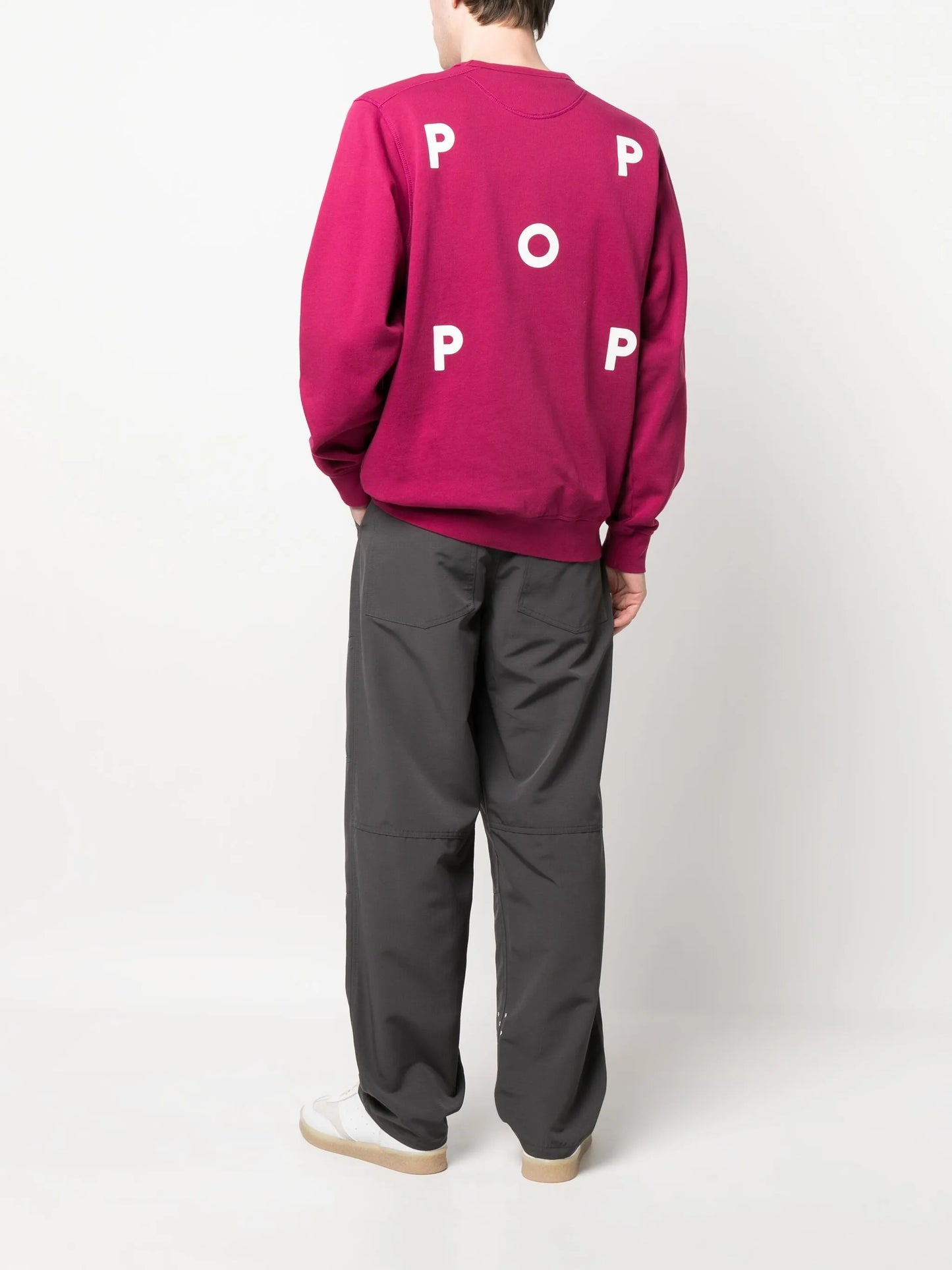 logo-print crewneck sweatshirt