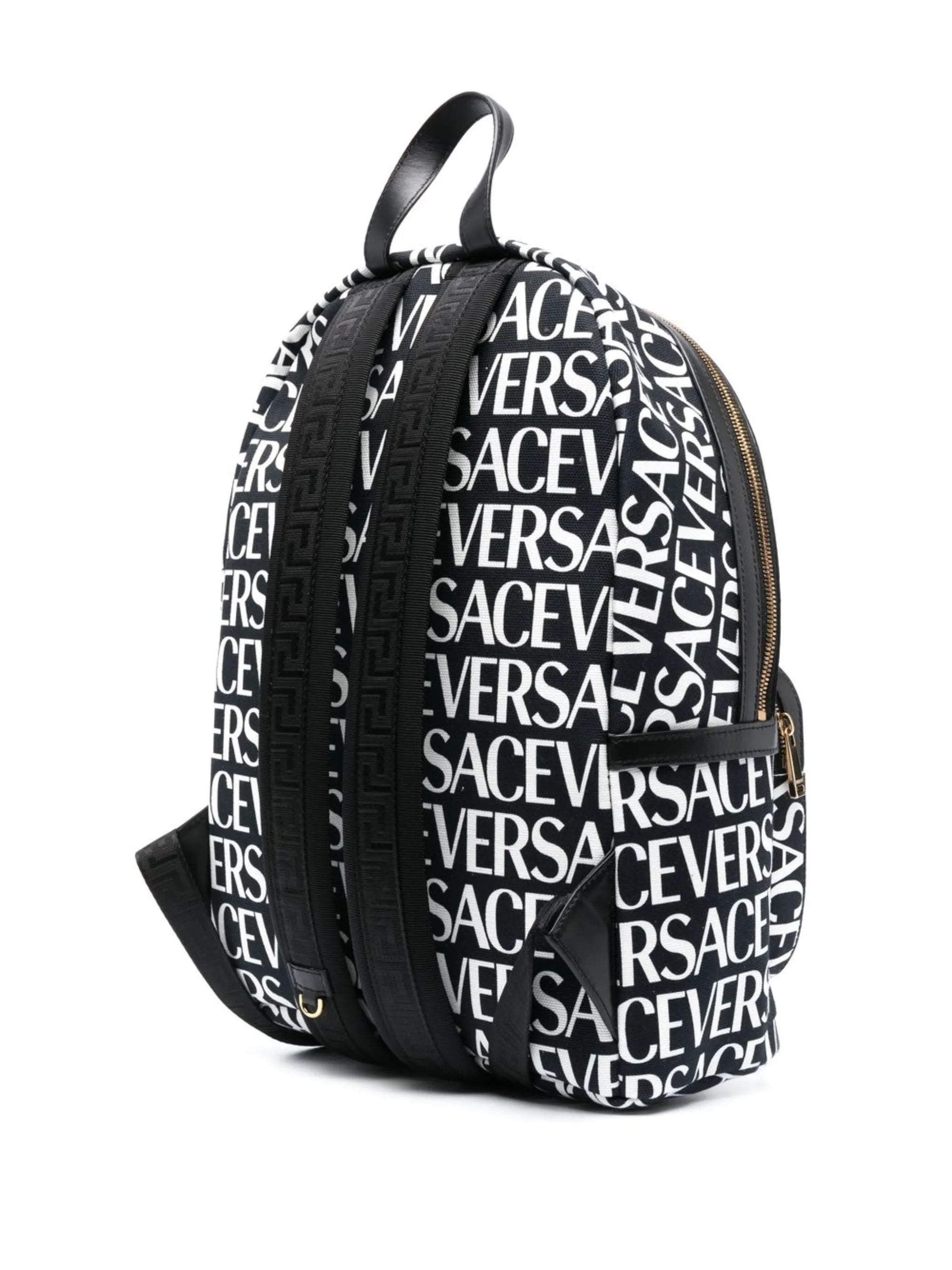 logo-print backpack