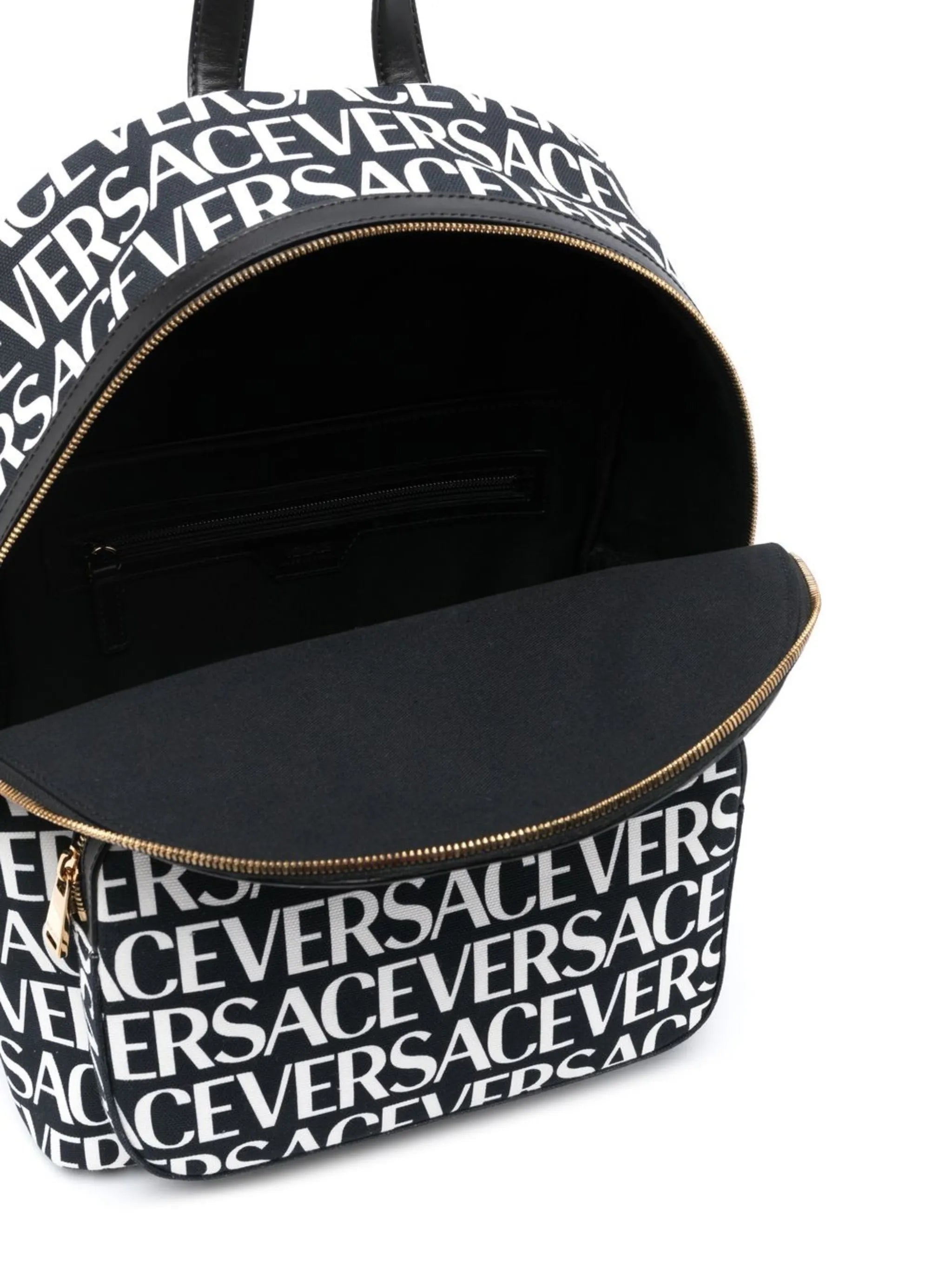 logo-print backpack