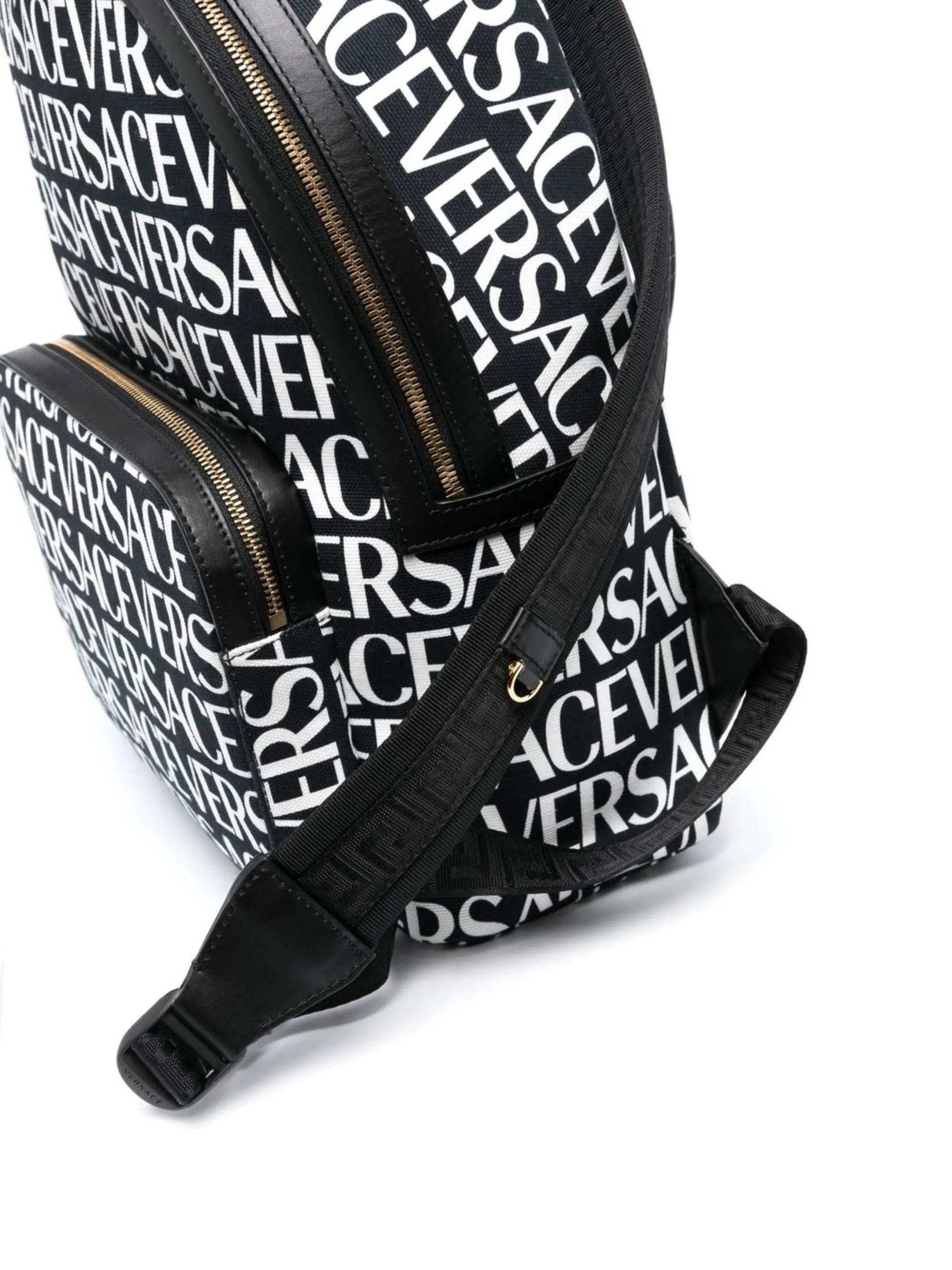 logo-print backpack