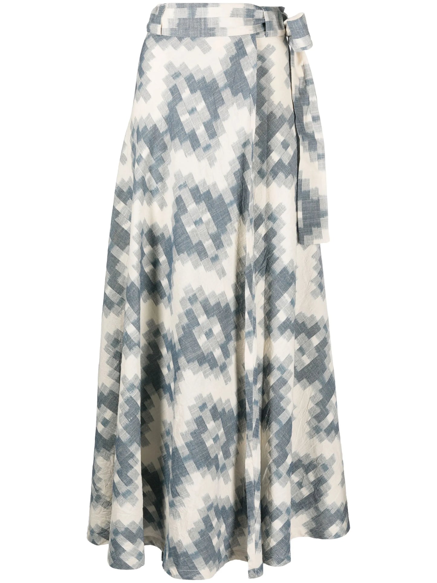 Neith Ikat wrap skirt