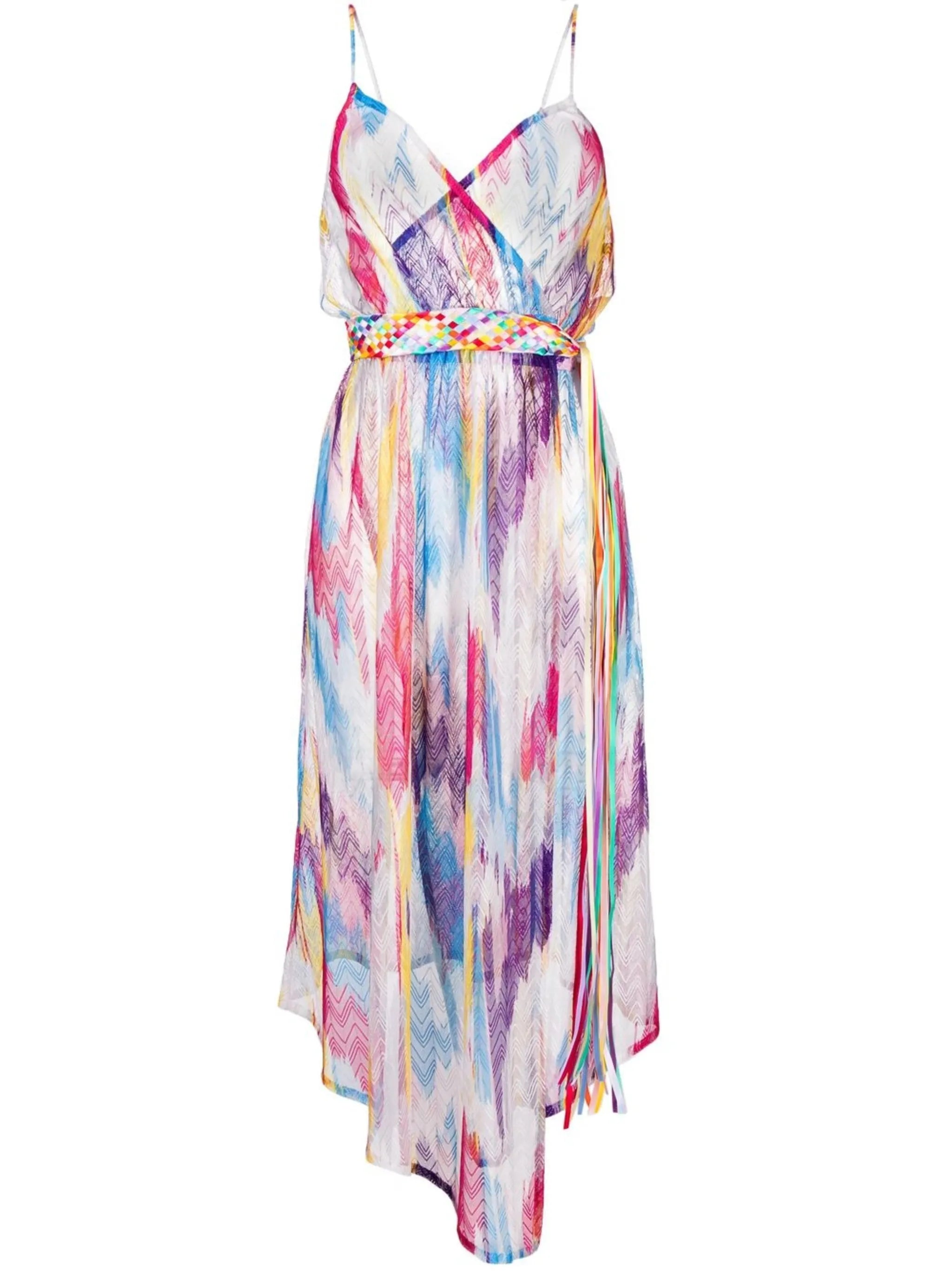 asymmetric midi dress