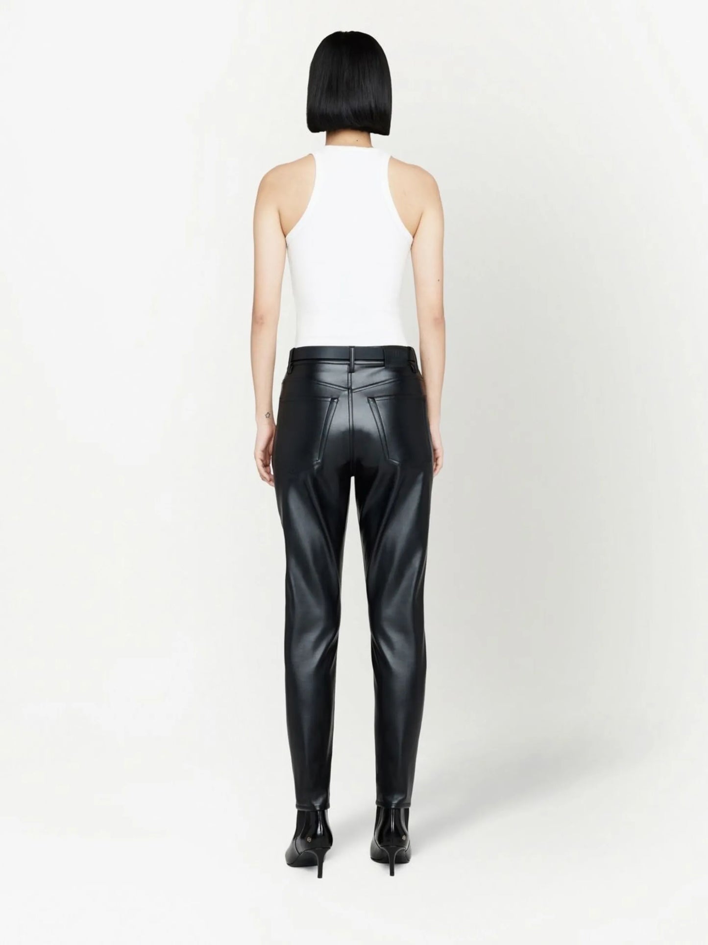 Sonya faux leather trousers