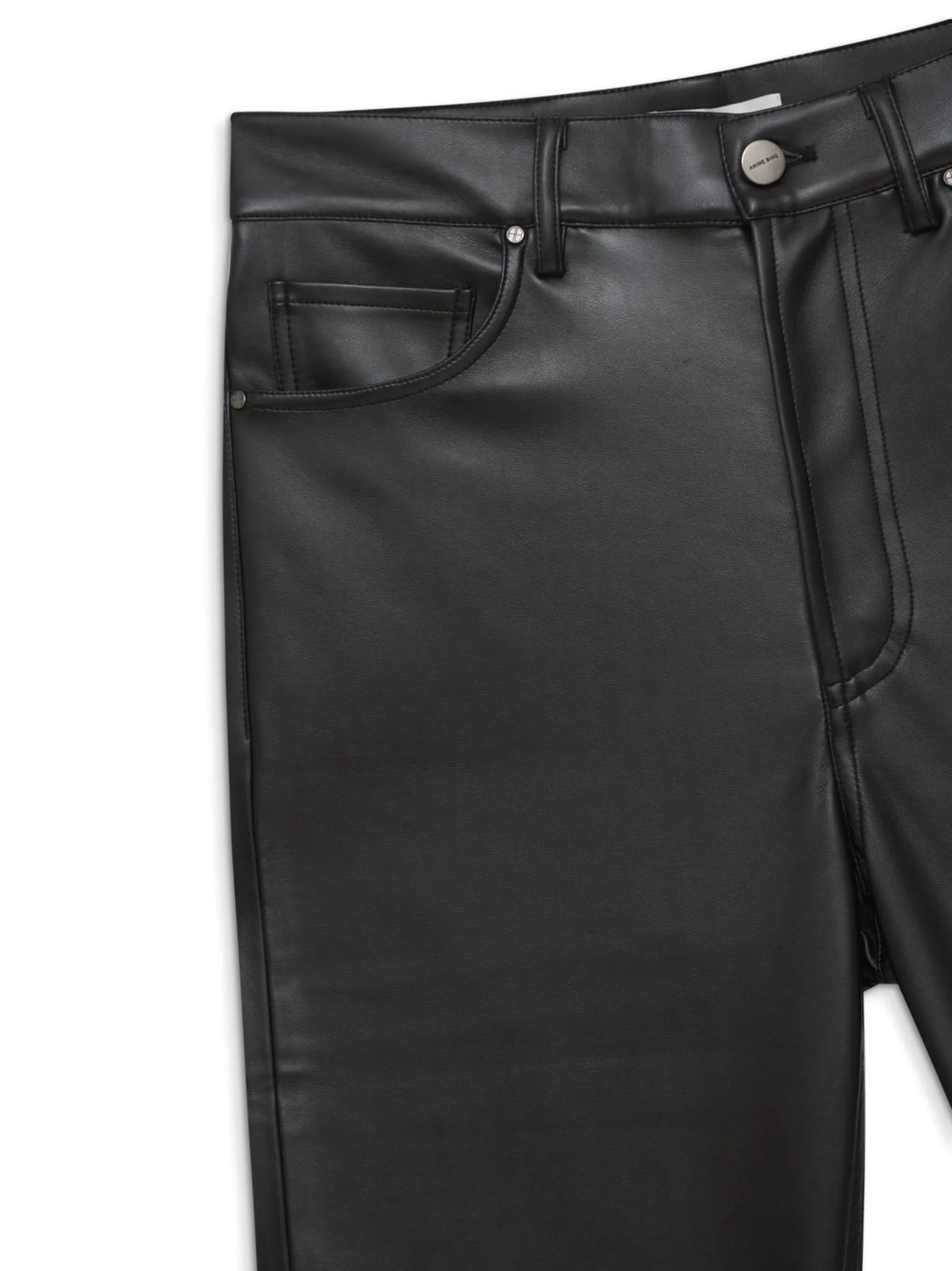 Sonya faux leather trousers