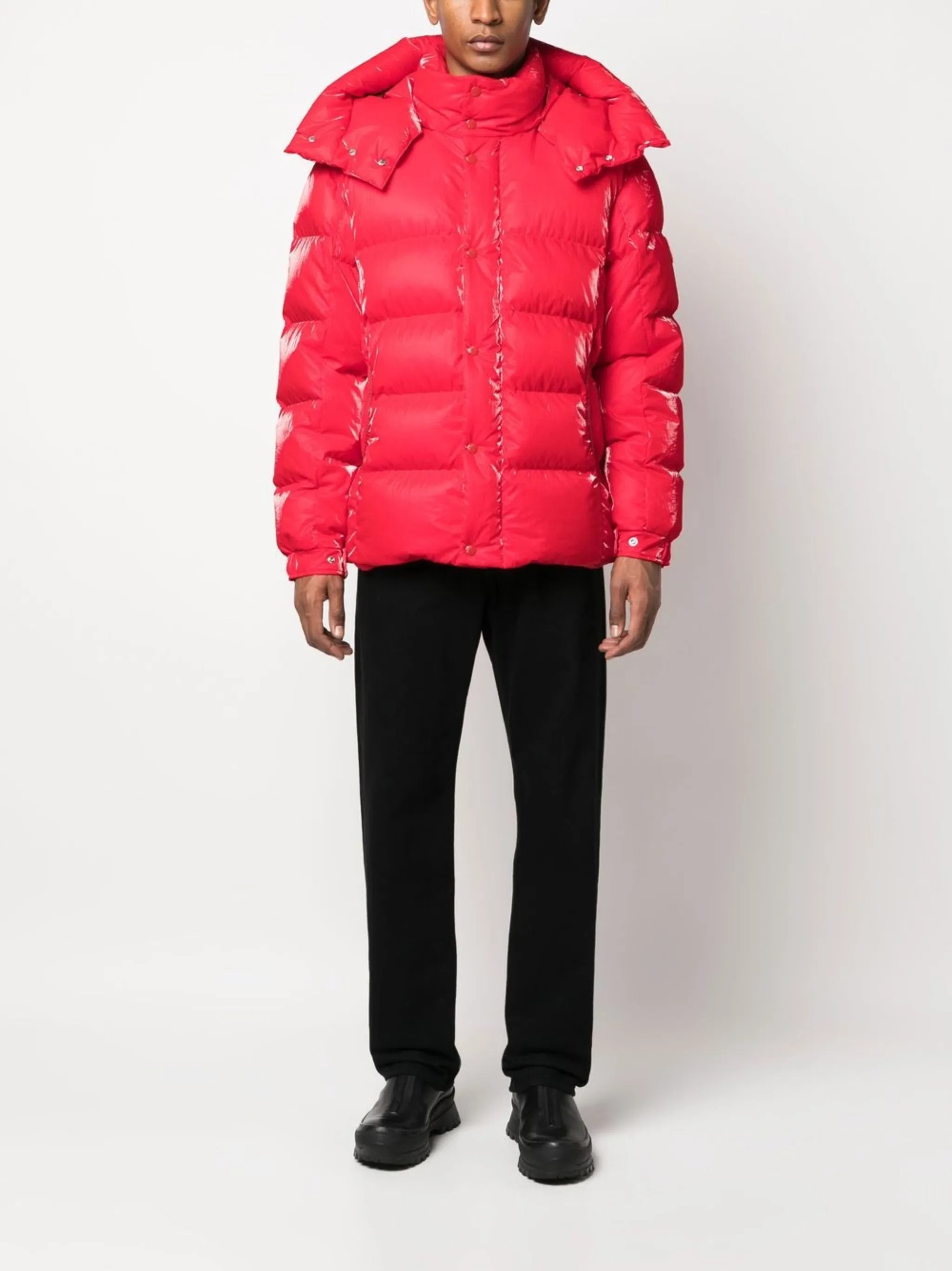 padded-design zipped-up jacket