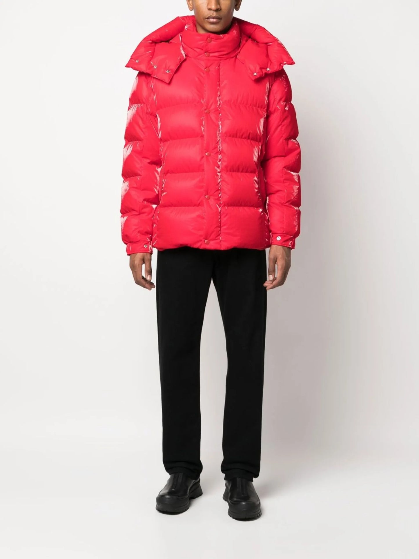 padded-design zipped-up jacket