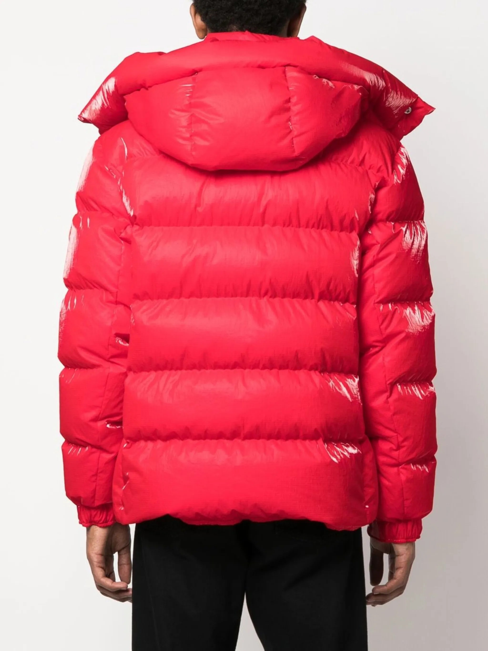 padded-design zipped-up jacket
