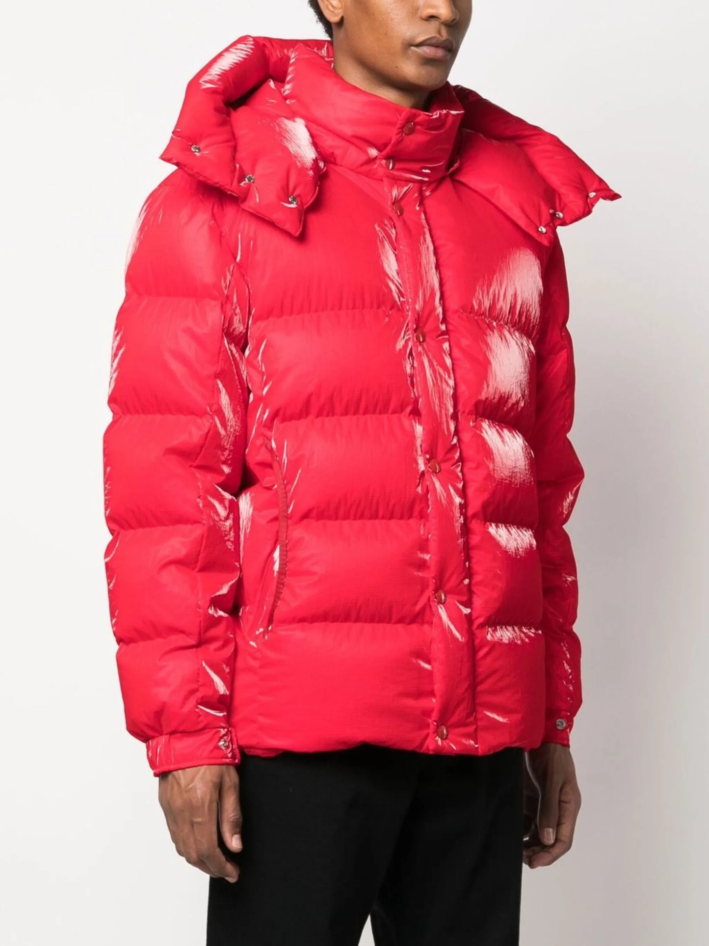 padded-design zipped-up jacket