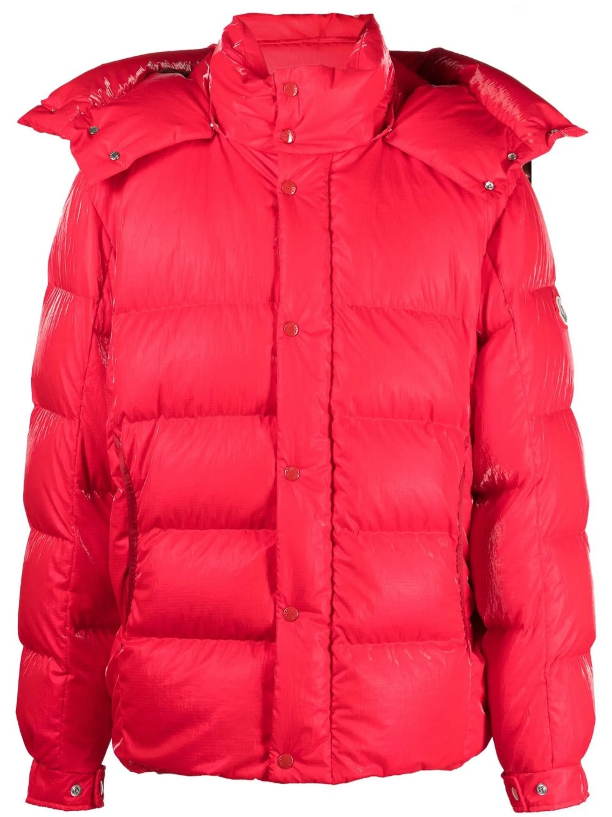 padded-design zipped-up jacket